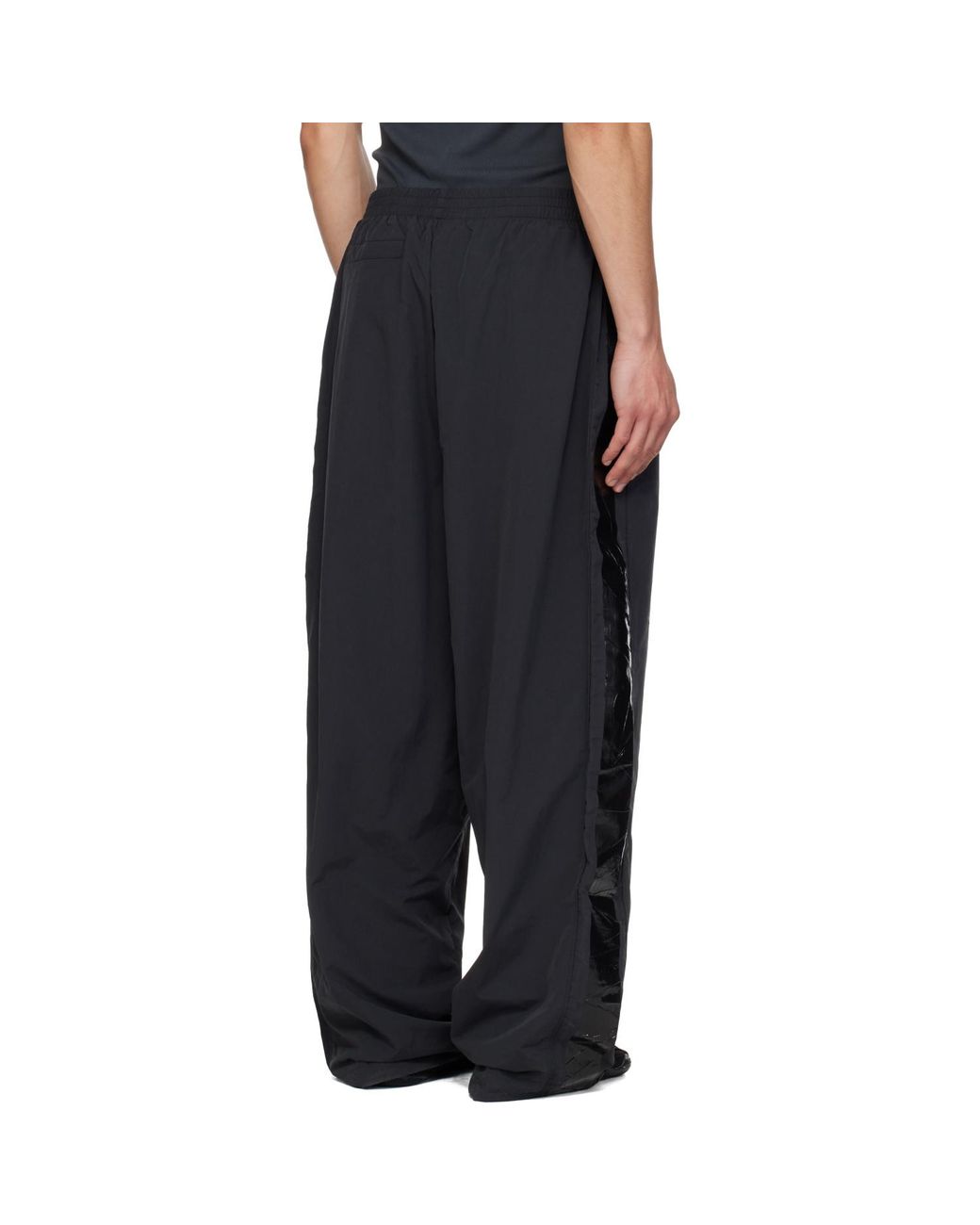 Vetements Black Taped Track Pants for men