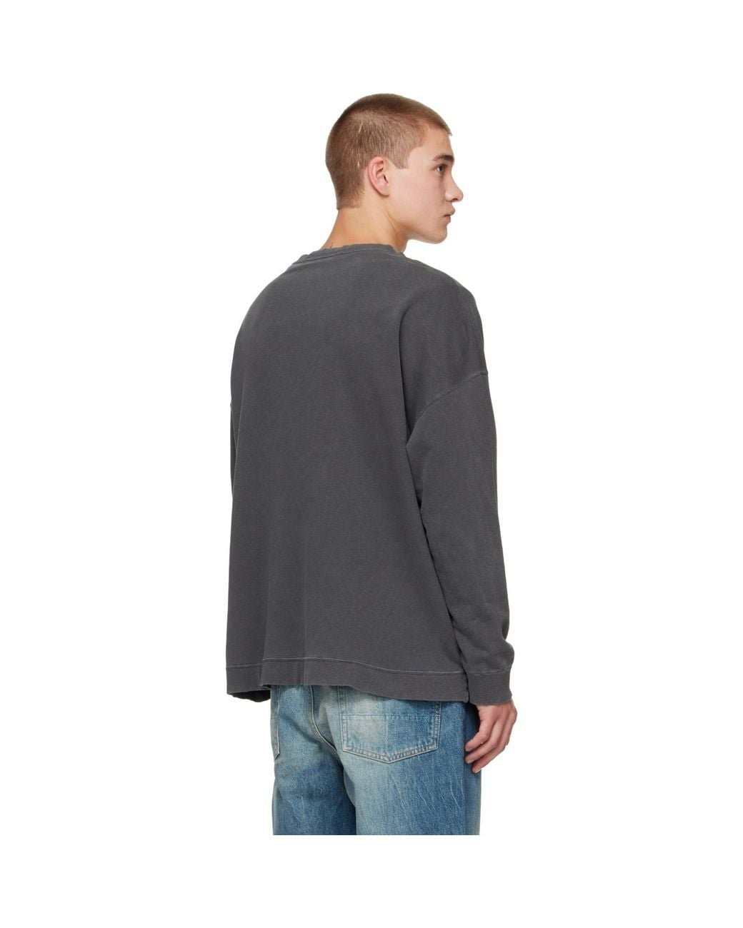 Our Legacy Gray Slack Sweatshirt for men