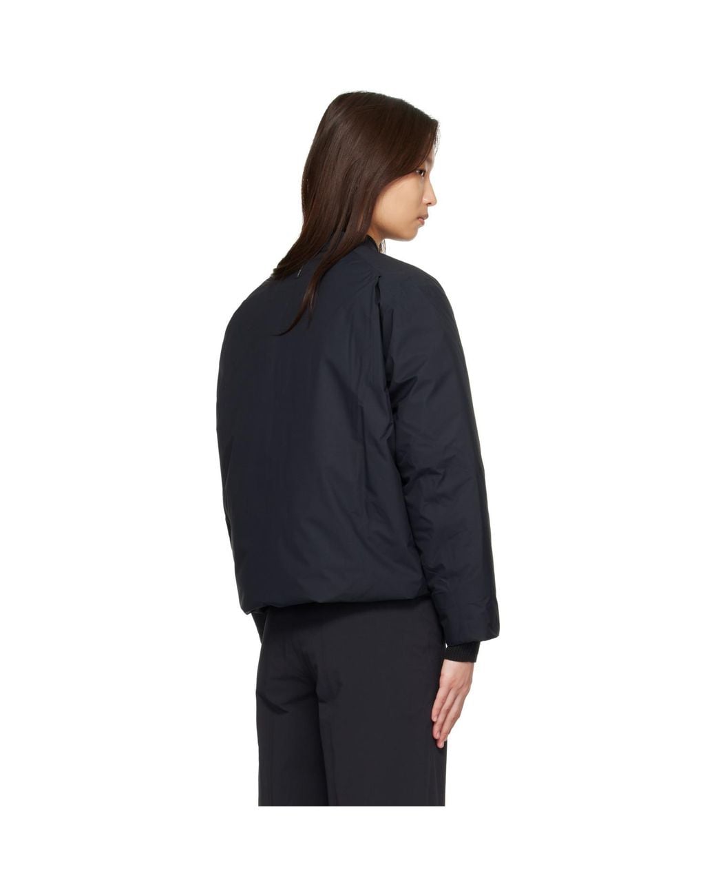 Veilance Blue Decca Down Bomber Jacket