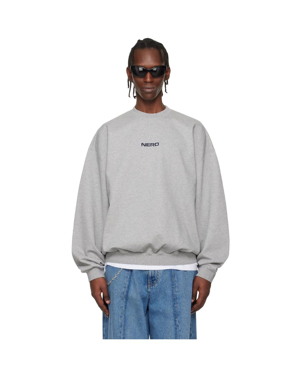 Vetements Gray 'Nerd' Sweatshirt for men