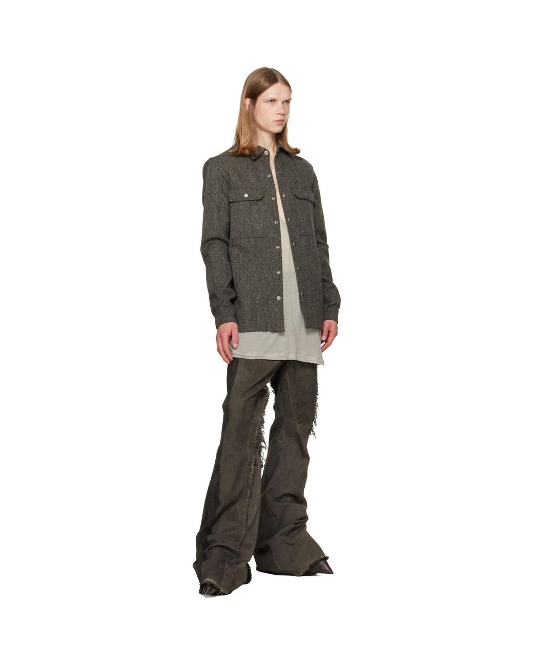 Rick Owens Black Tower Pull-On Cuffed Taquito Boots for men