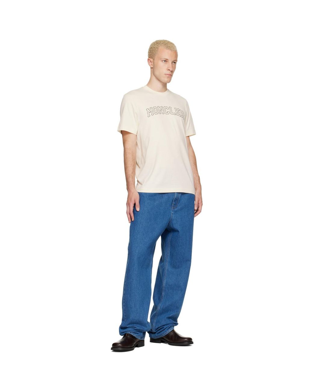 Moncler White Off-/T-Shirt for men