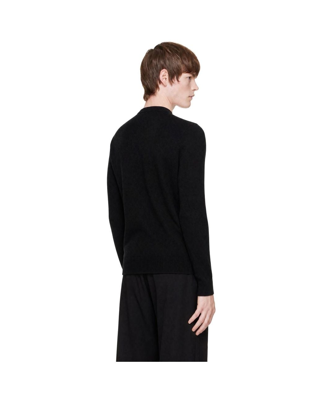 COMME DES GARÇONS PLAY Black Double Heart Cardigan for men