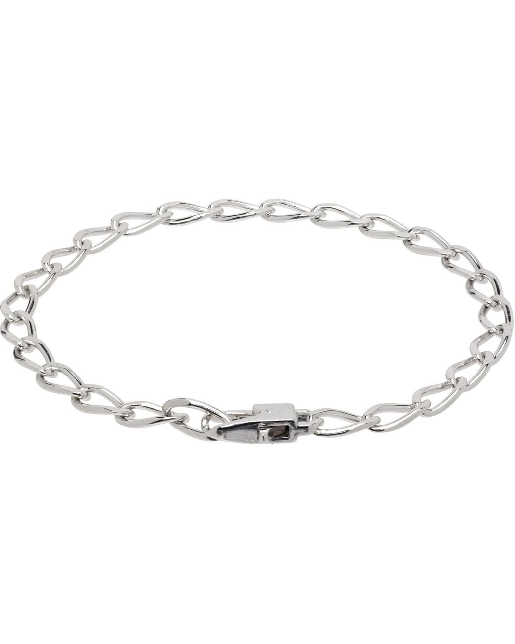 Tom Wood Metallic Arlo Medium Bracelet for men