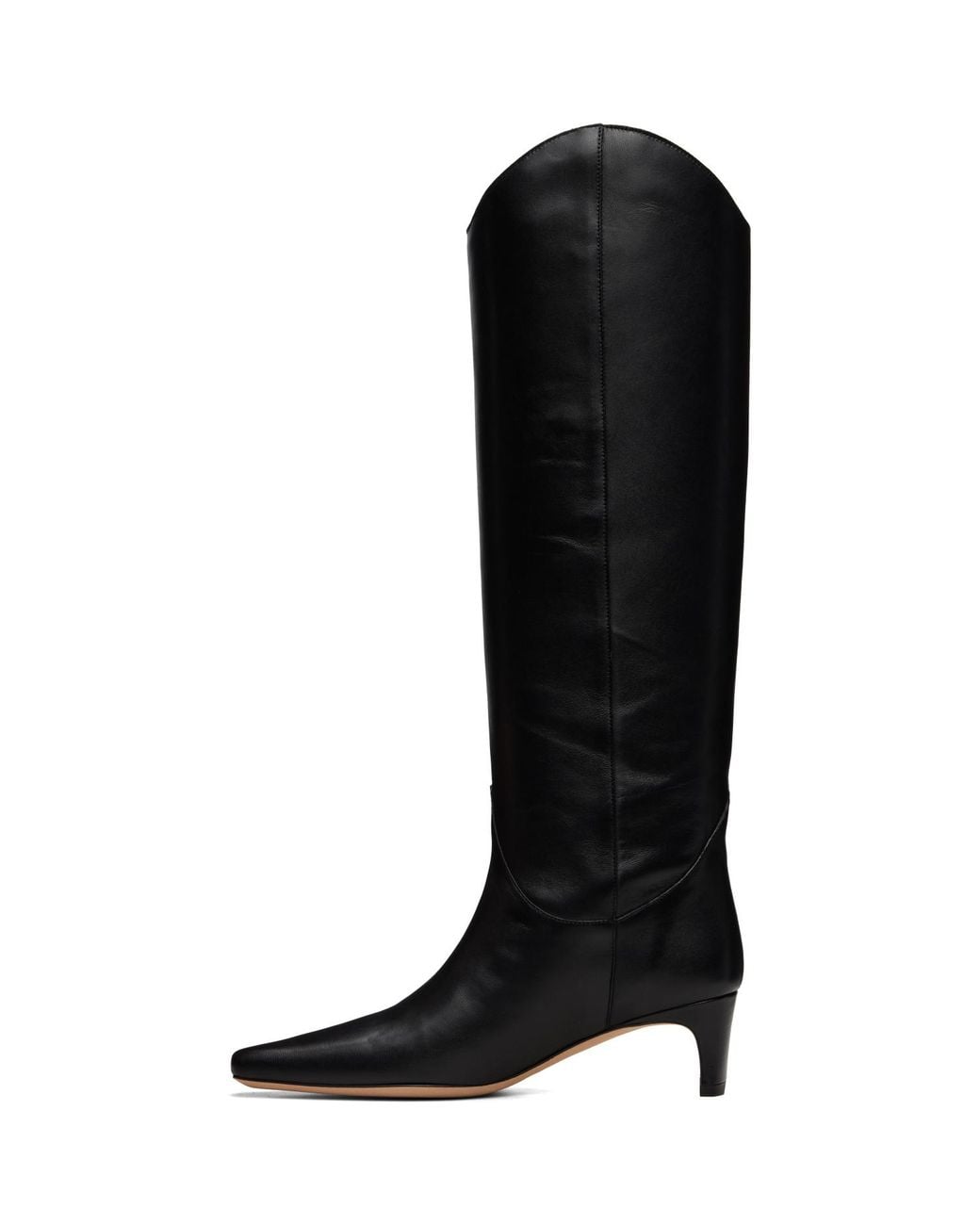 Staud Black Western Wally Tall Boots