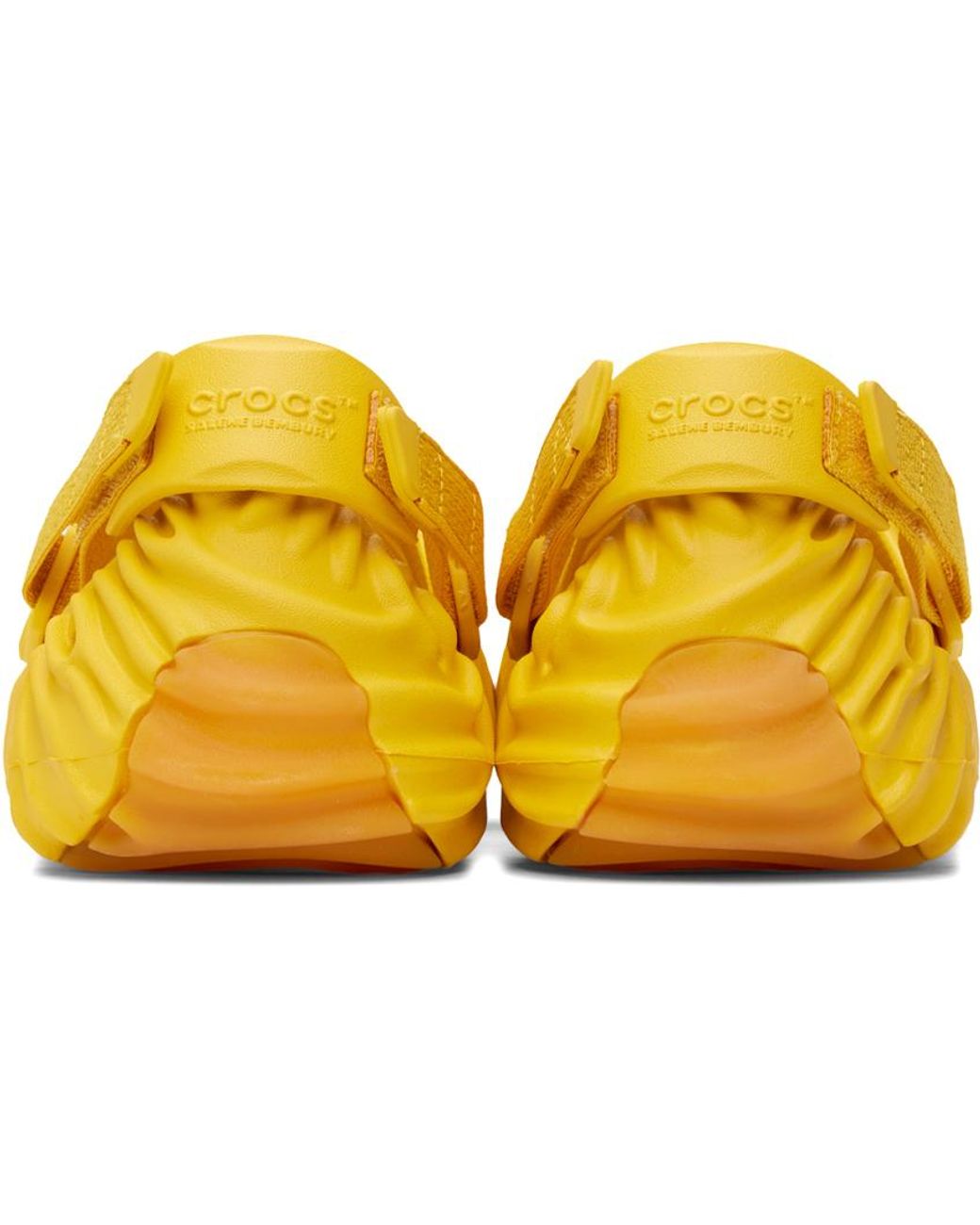 Salehe Bembury Pollex Clog イエロー Crocs Pollex Clog by Salehe Bembury Yoke Men's - 207393-76L - US