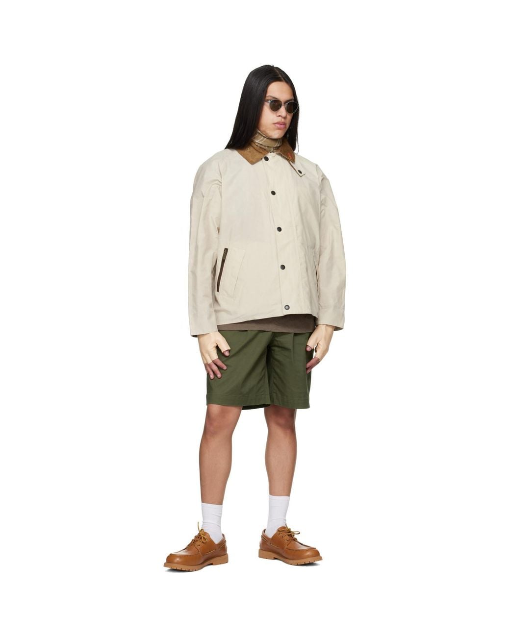Barbour Natural Off- Icons Transport Casual Jacket for men
