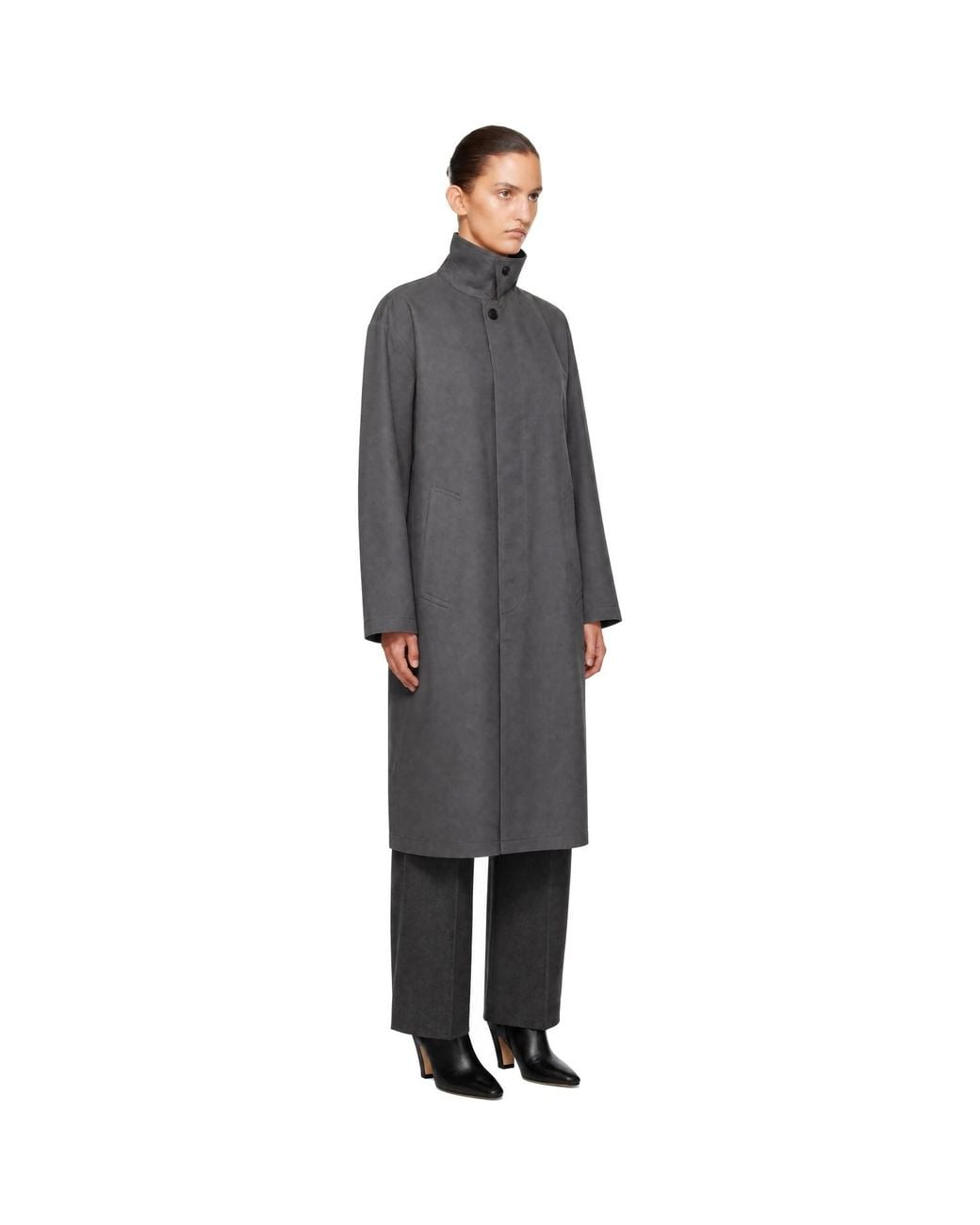DUNST Gray Refined Mac Coat