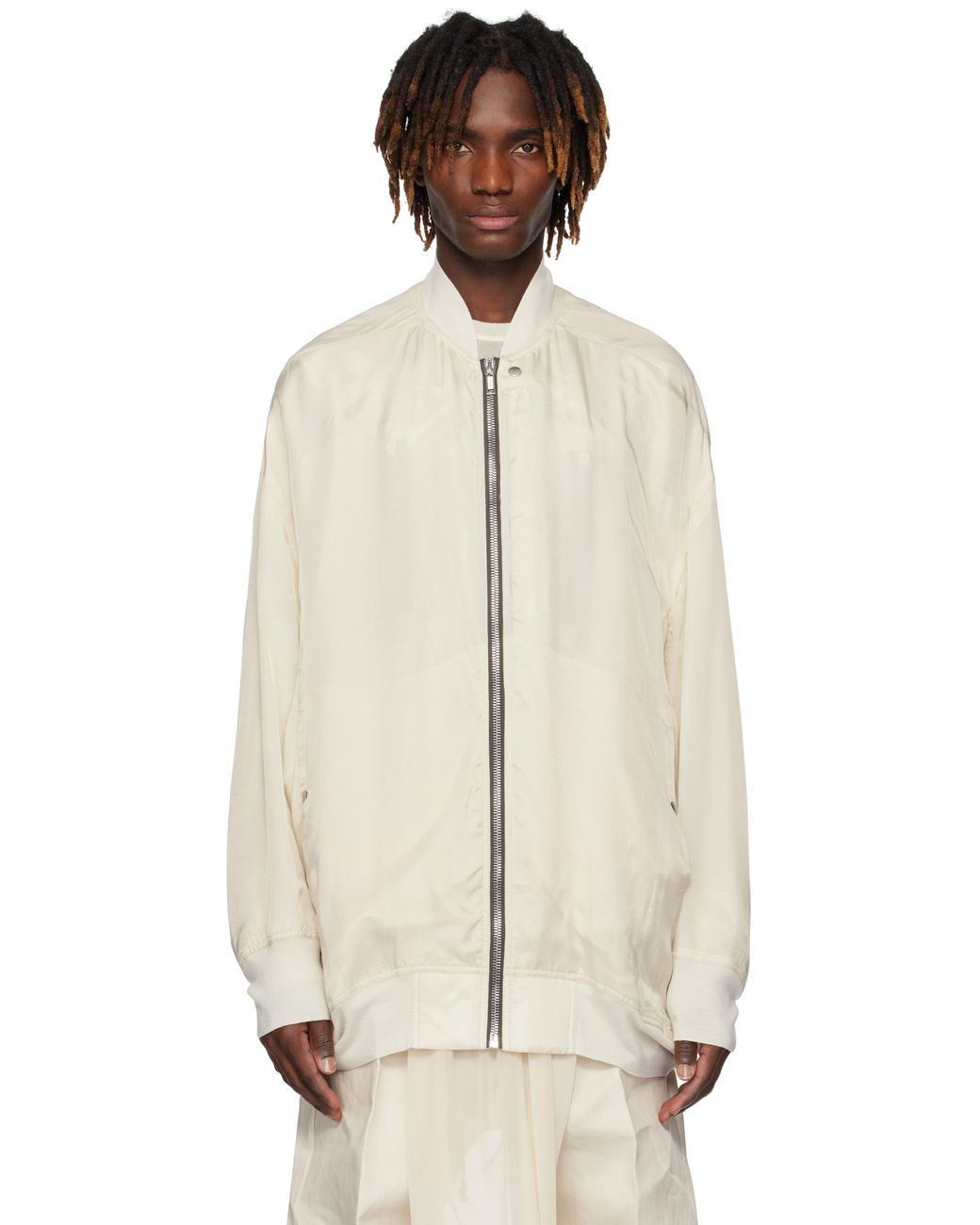 ジャケット RICK OWENS 'Jumbo flight' bomber jacket Rick Owens DRKSHDW WOVEN PADDED BOMBER - JUMBO FLIGHT Black