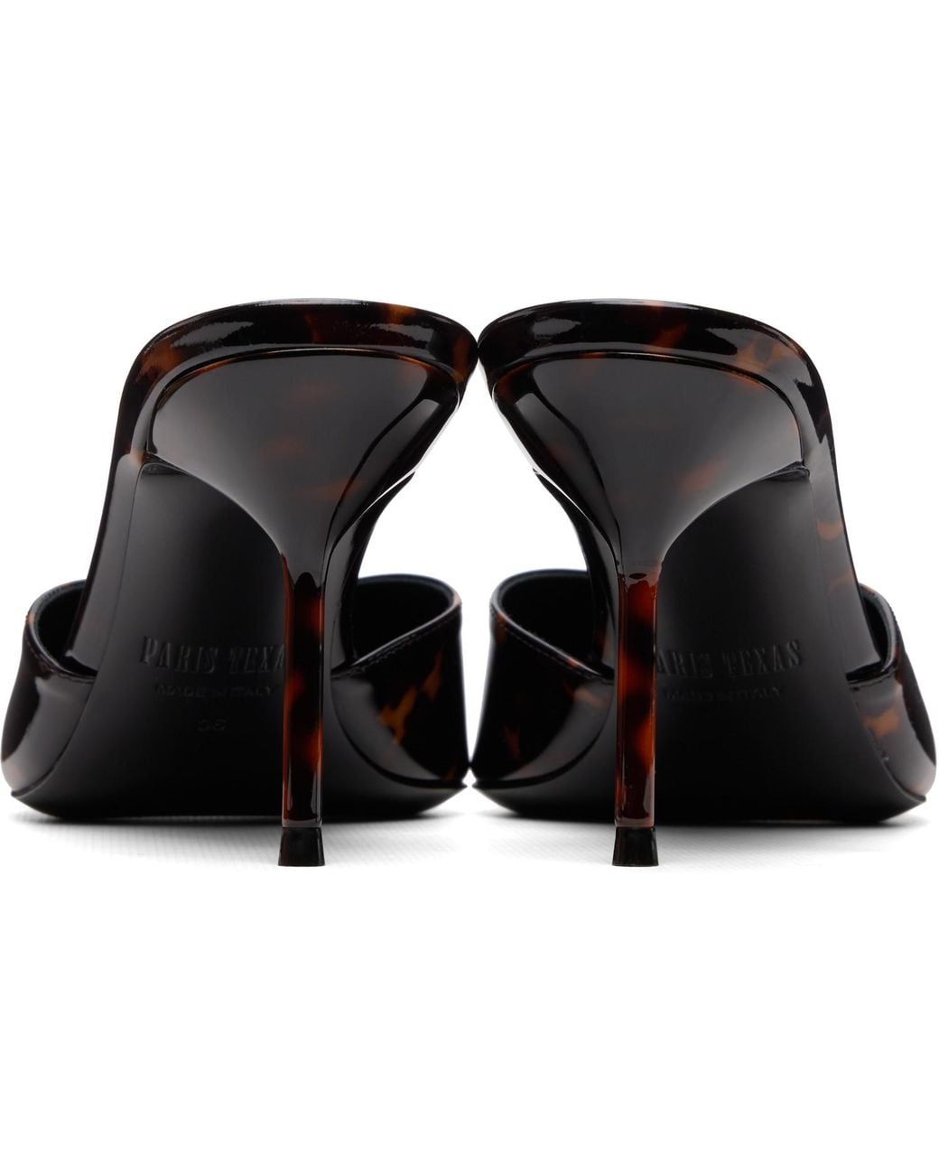 Paris Texas Black Lidia Sabot 70 Heels