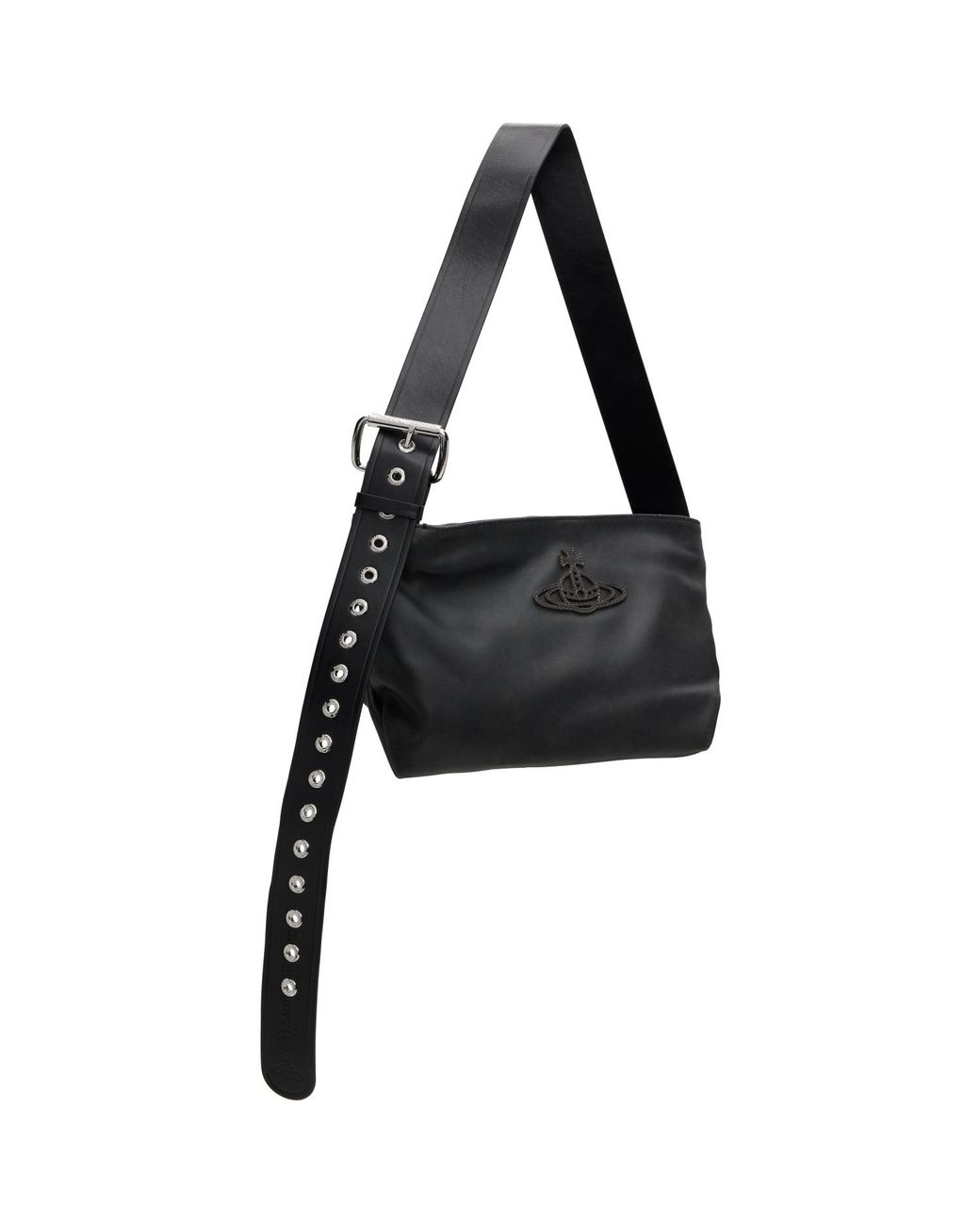 Vivienne Westwood Black Maxime Small Shoulder Bag