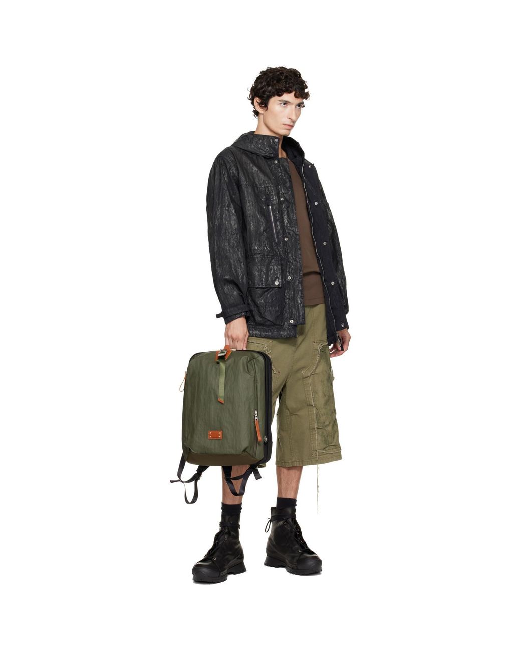 Master Piece Green Bump M Backpack for men