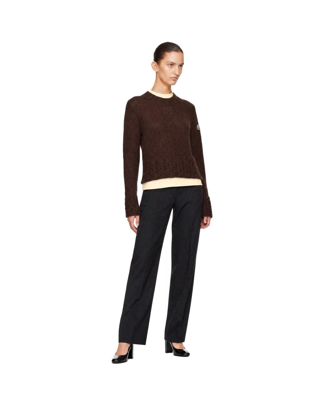 Moncler Brown Alpaca Blend Sweater