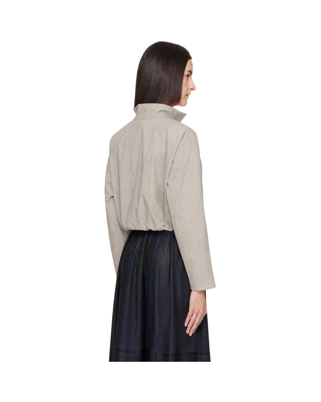 St. Agni Gray Technical Cotton Carpenter Jacket