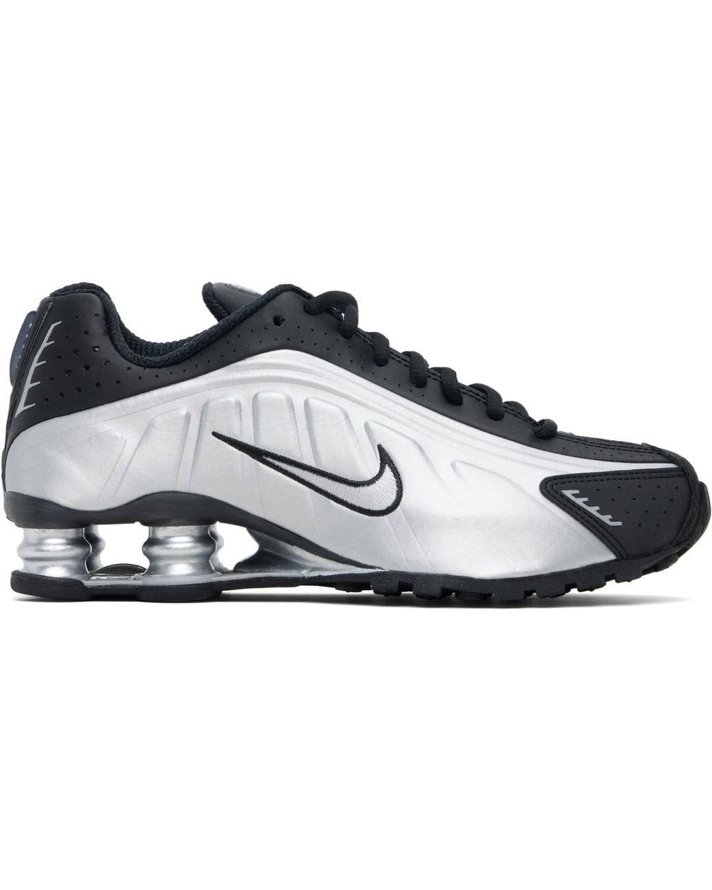 Nike Black Shox R4 Sneakers for men