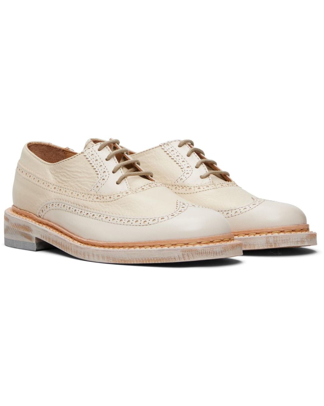 Our Legacy Black Off- Brogue Parade Derbys for men