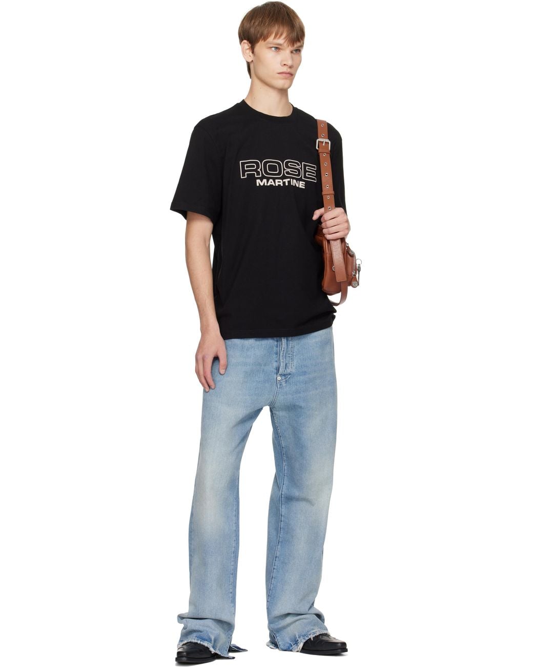 Martine Rose Black Classic T-Shirt for men