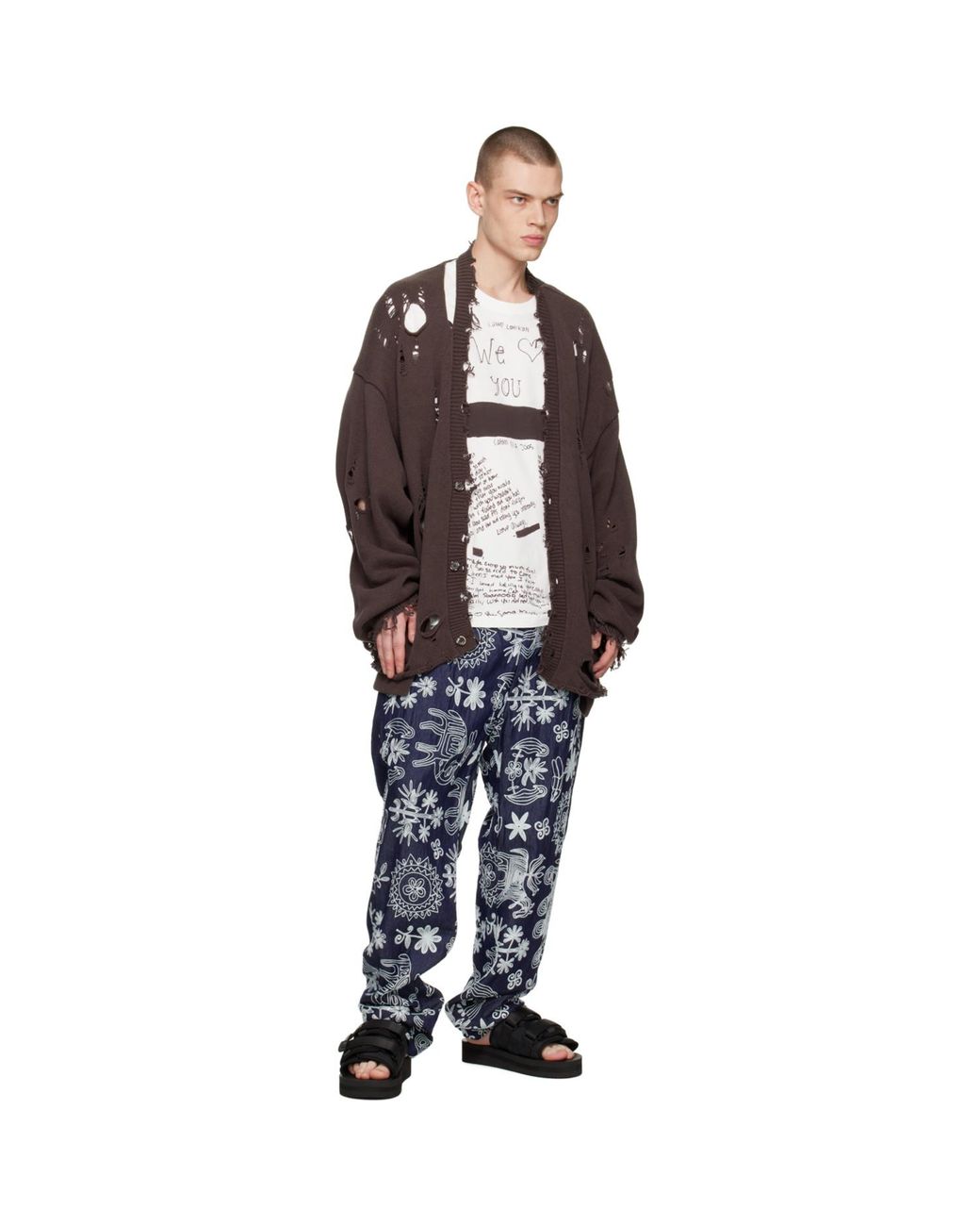 Suicoke Black Moto-Vpo Sandals for men