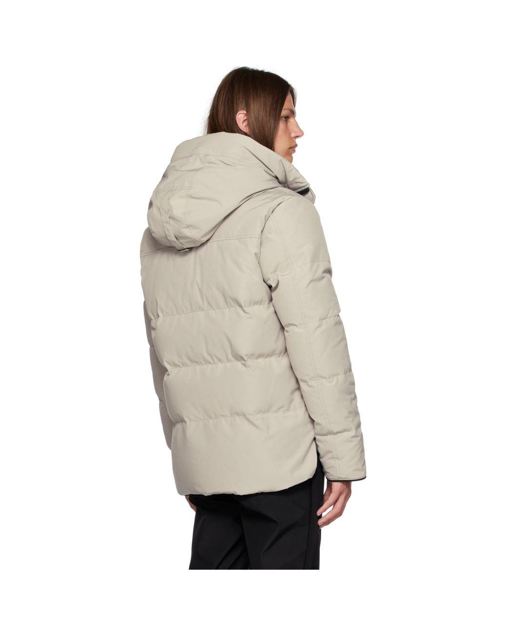 Canada Goose Black Beige Macmillan Down Jacket for men
