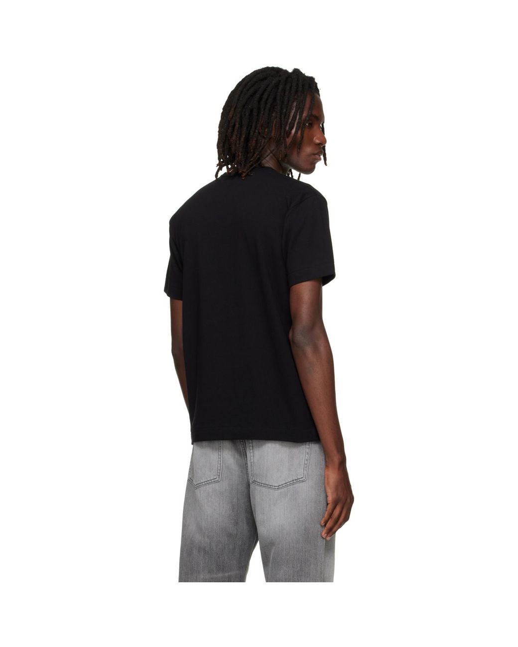 COMME DES GARÇONS PLAY Black Heart' Logo Print T-Shirt for men