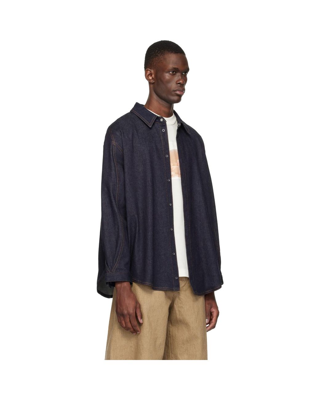 Jacquemus Blue 'The Amelo De-Nîmes' Denim Shirt for men