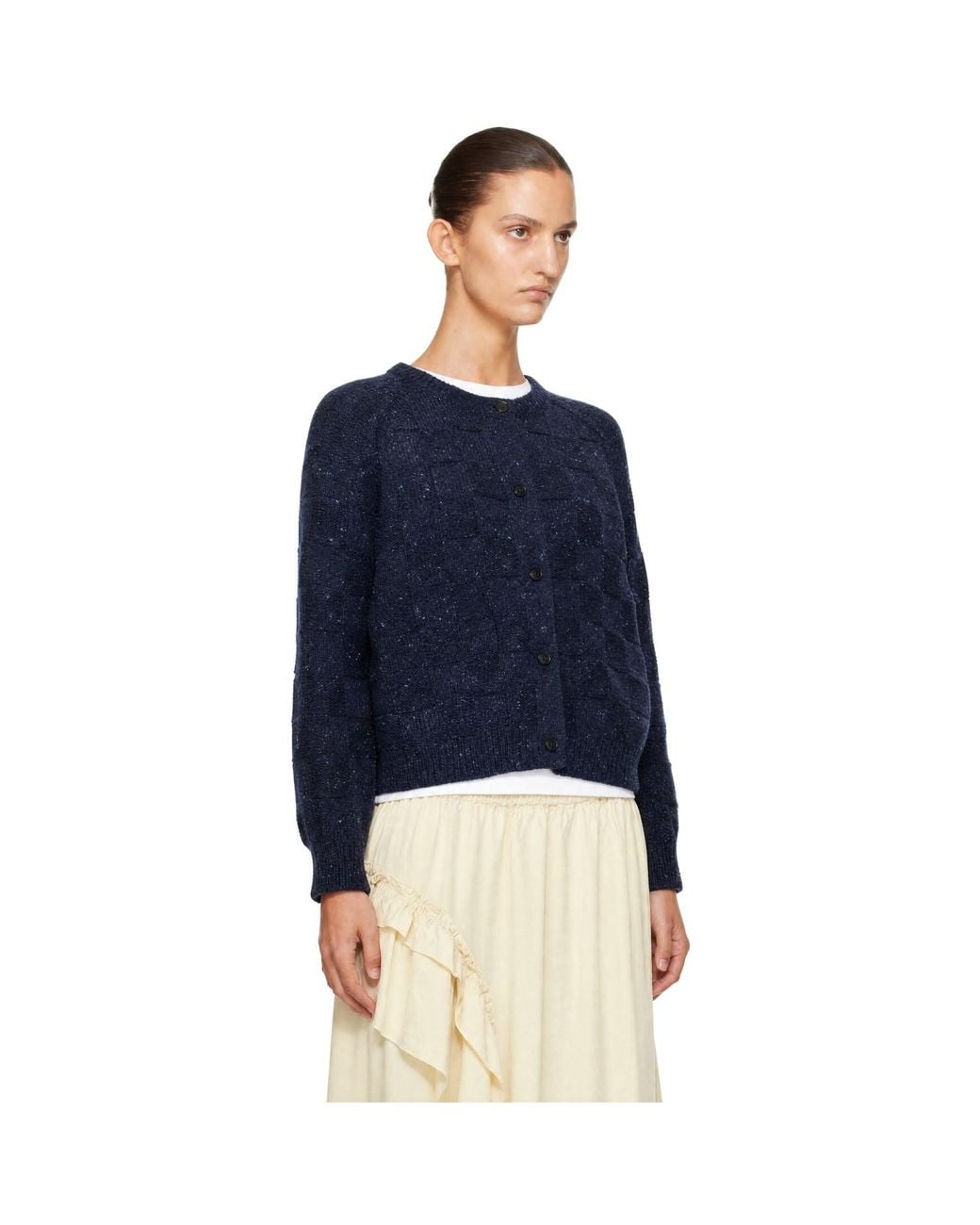 YMC Blue Atomic Cardigan