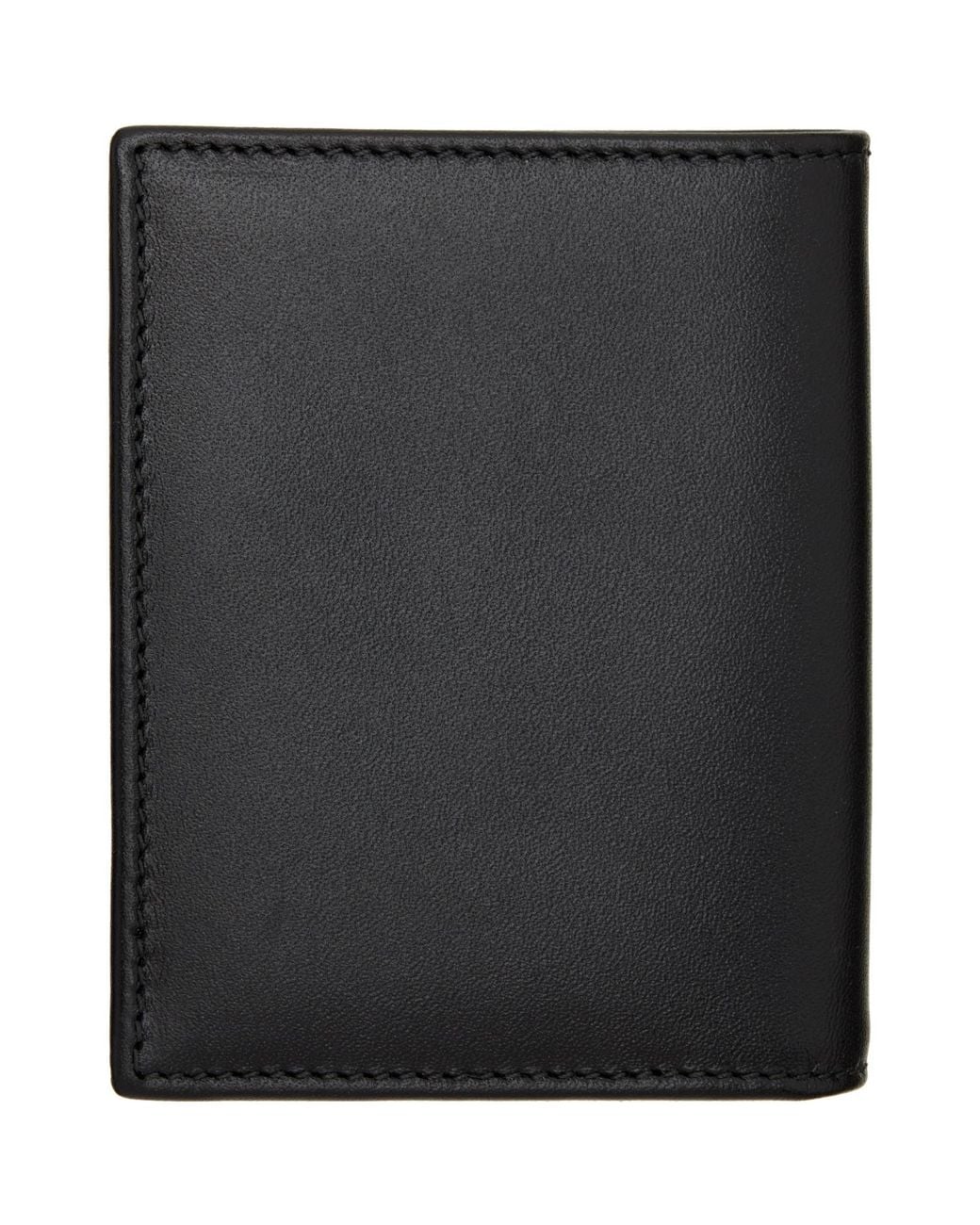 Comme des Garçons Black Eyelet Card Holder for men