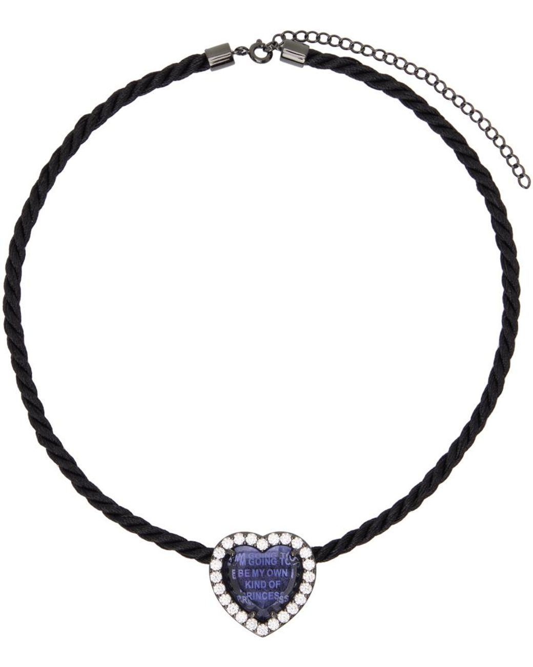 Sandy Liang Dress Up Necklace in Metallic Lyst UK