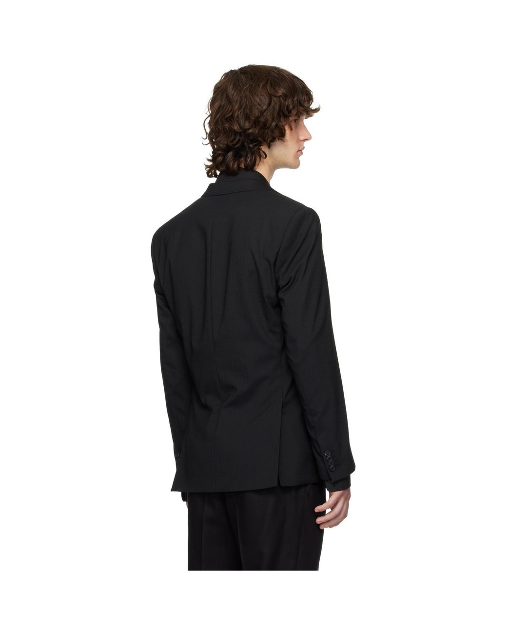 HUGO Black Slim-Fit Blazer for men