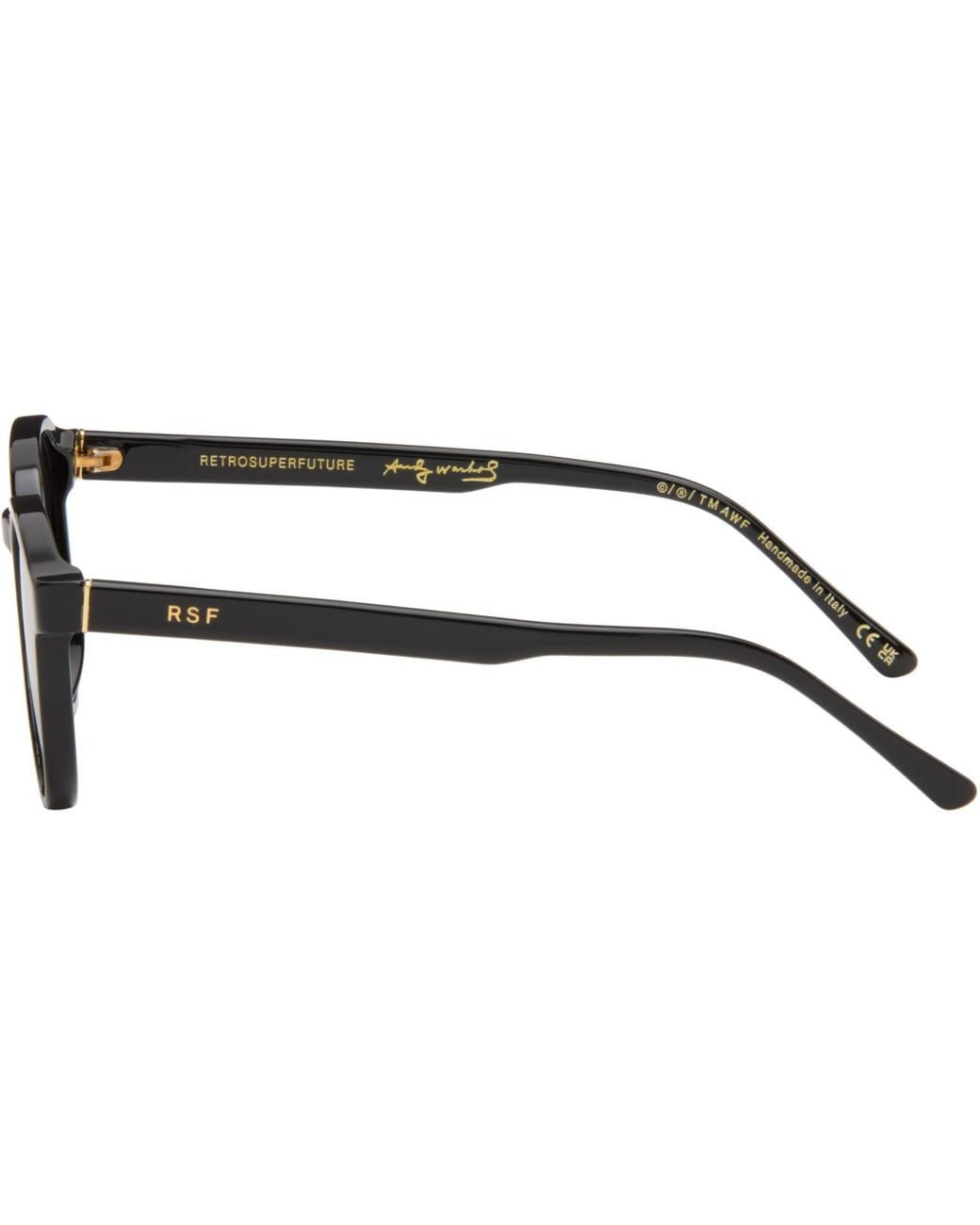 Retrosuperfuture Gray 'The Warhol' Sunglasses for men