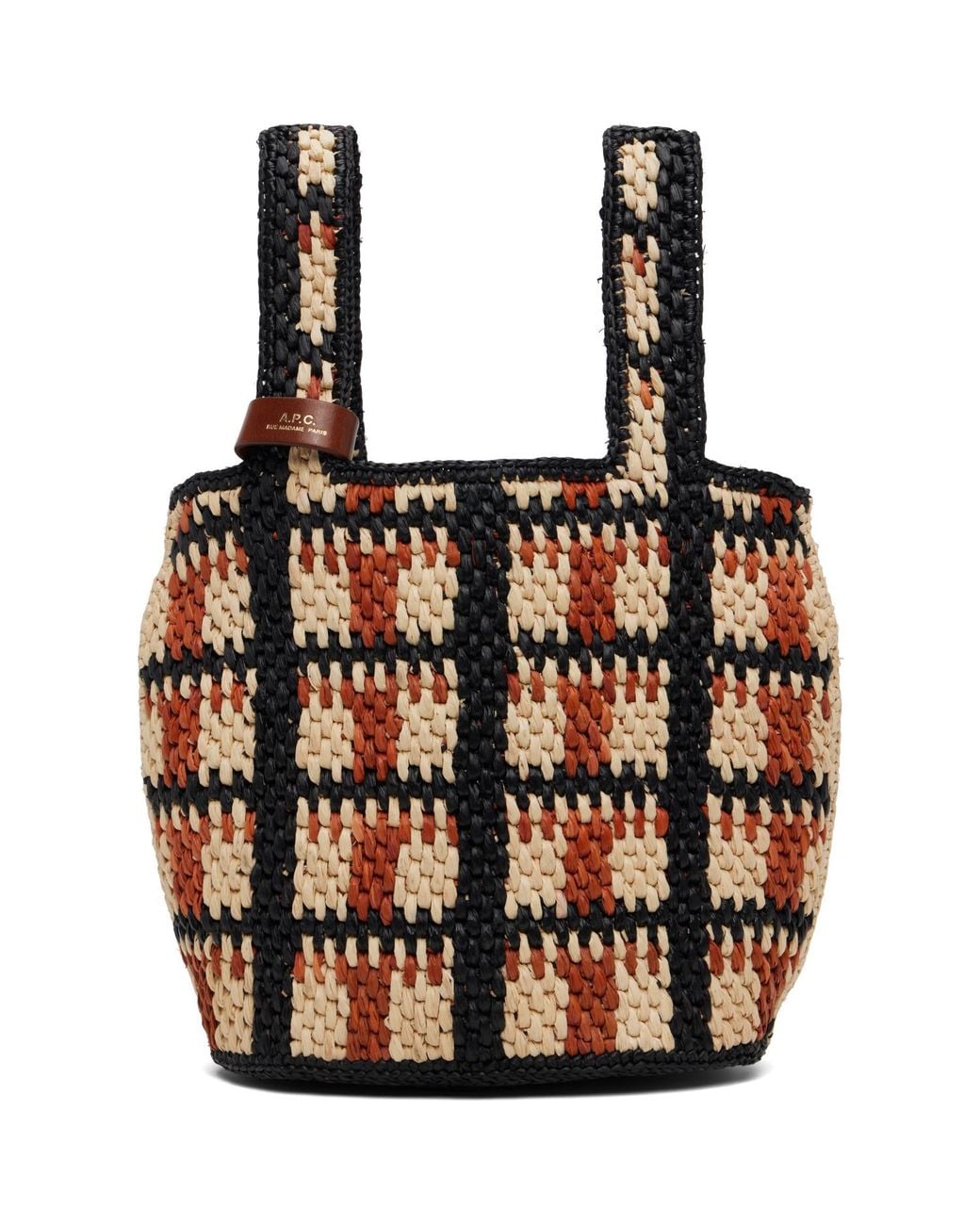 A.P.C. Multicolor Pecan Tote