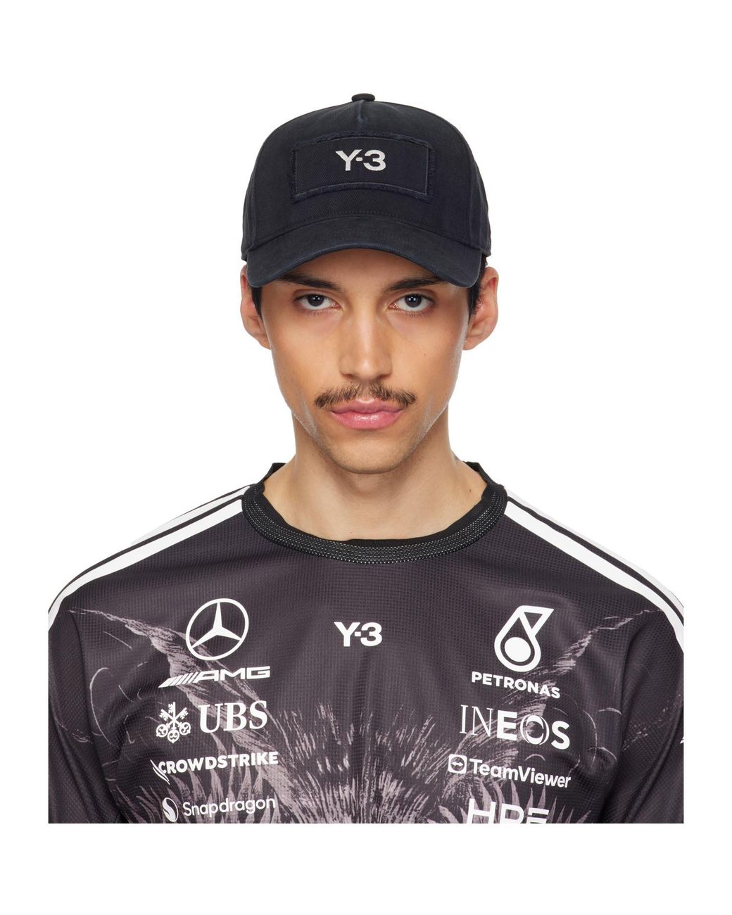 Y-3 Blue Race Cap for men