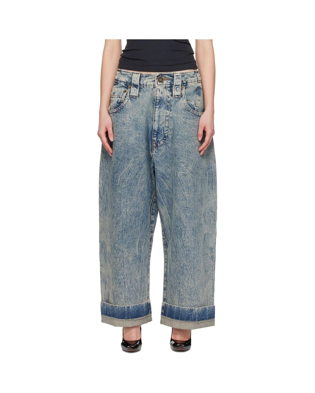 VAQUERA Black Baby Jeans