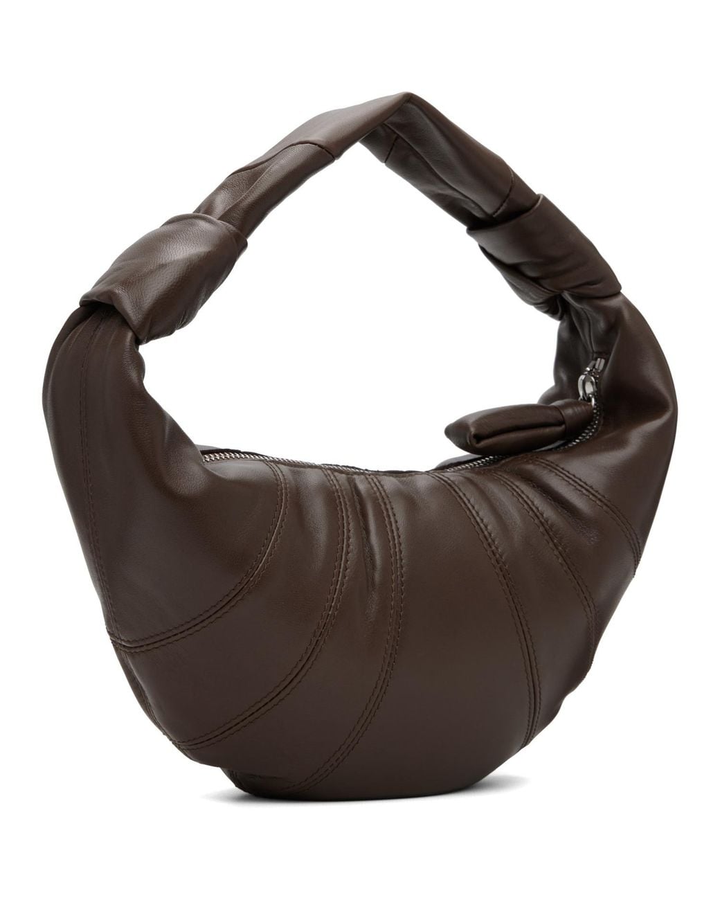 Lemaire Brown Mini Fortune Croissant Bag