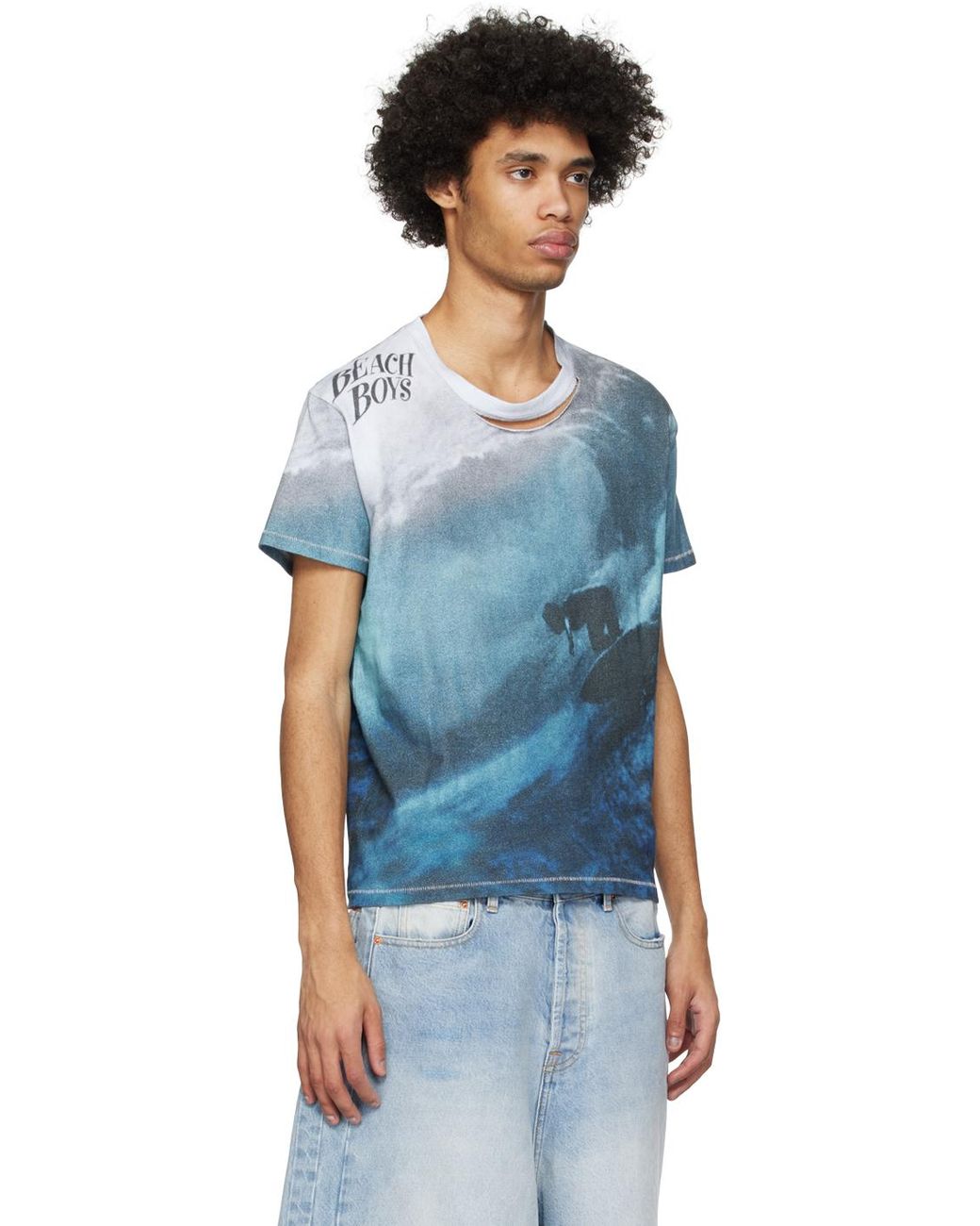 ERL & Gray Beach Boys T-shirt in Blue for Men | Lyst Canada