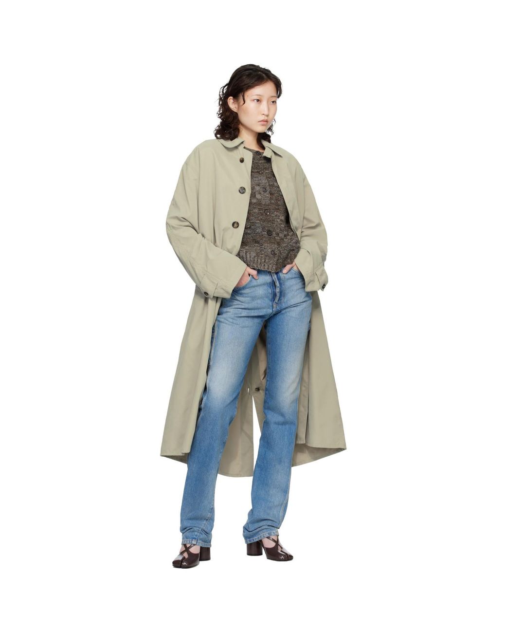 Maison Margiela Blue Straight-Leg Jeans
