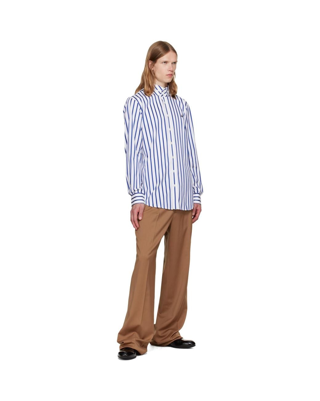 Vivienne Westwood Blue Two Button Krall Shirt for men