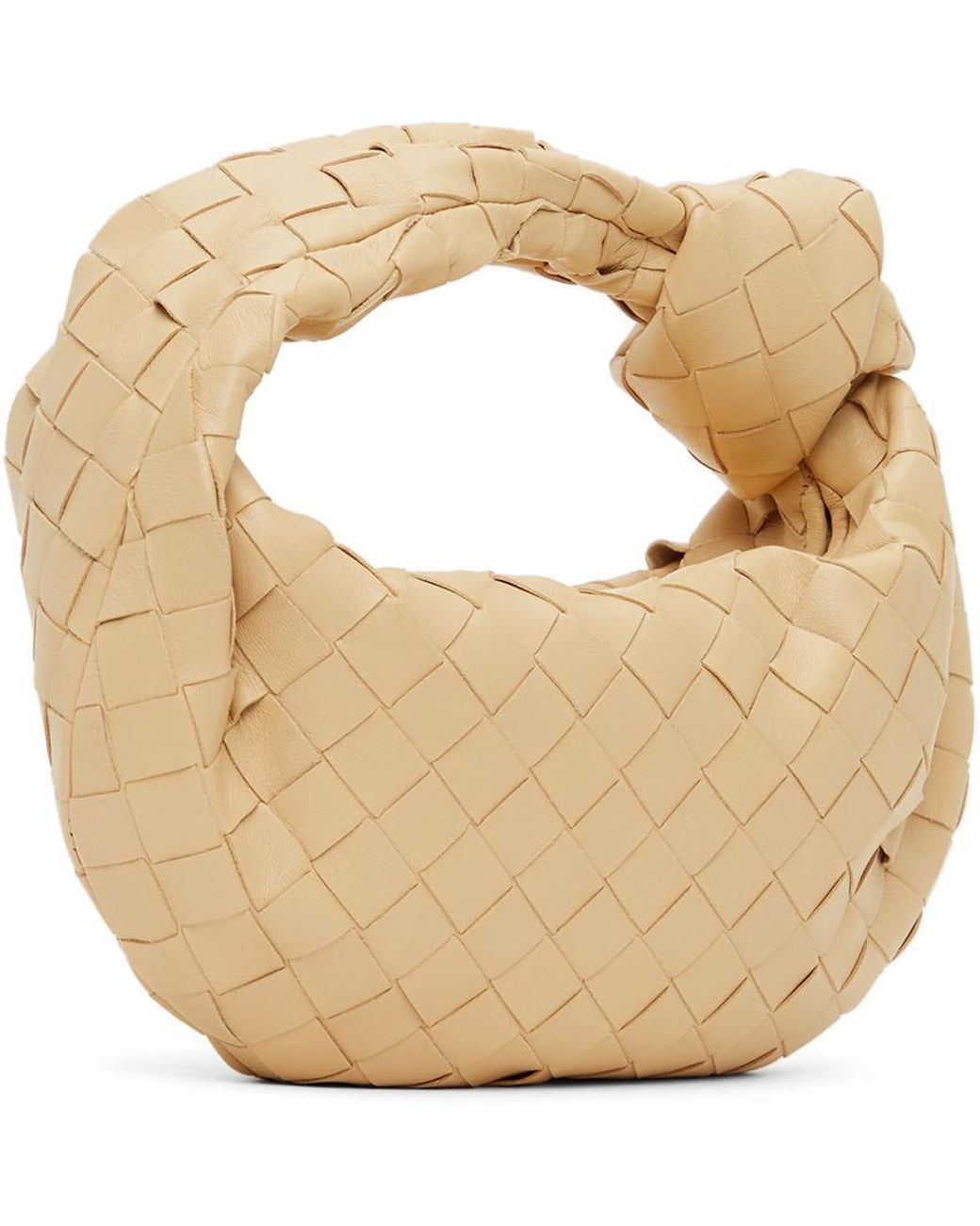 Bottega Veneta Natural Beige Mini Jodie Bag