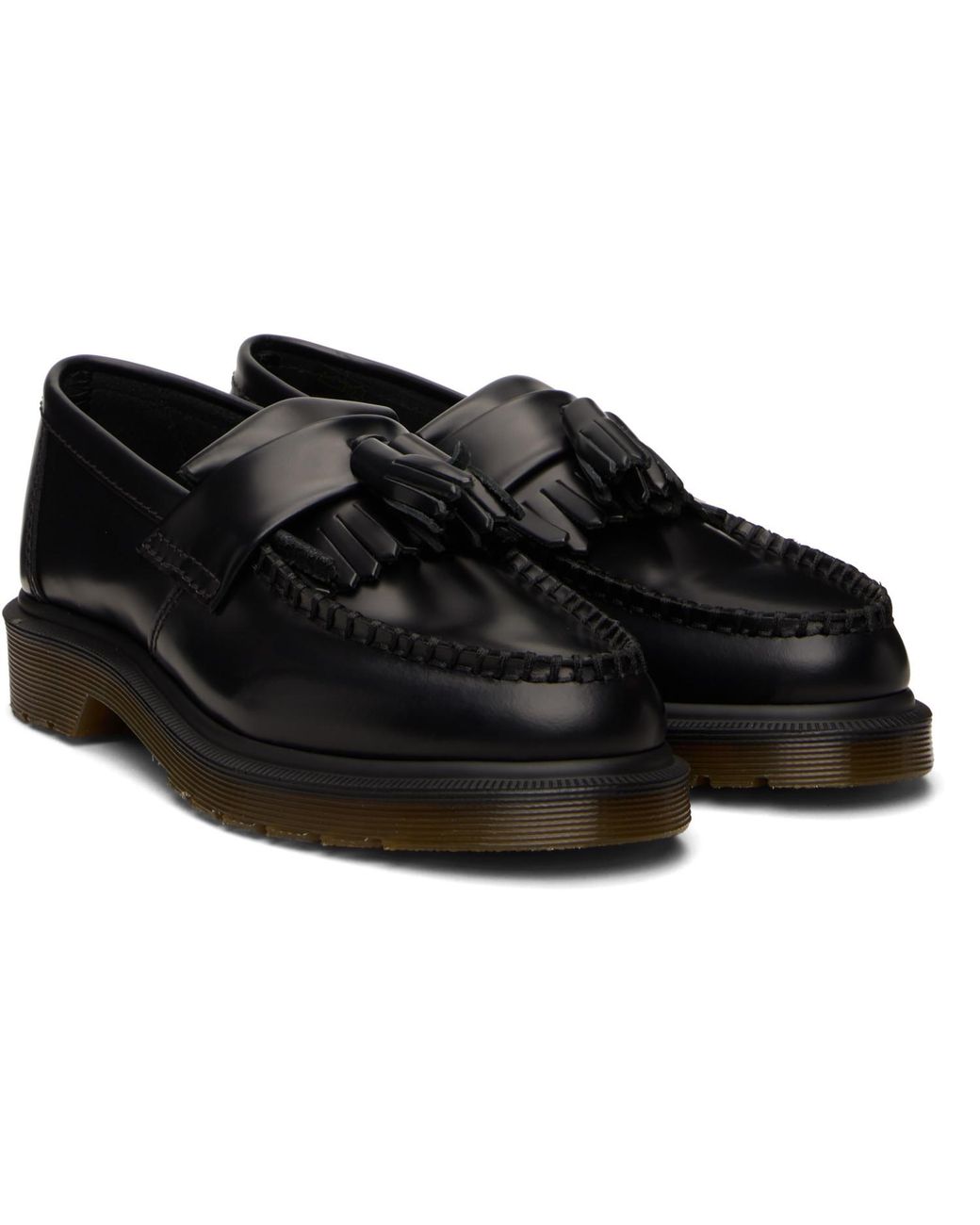 Dr. Martens Black Adrian Smooth Loafers