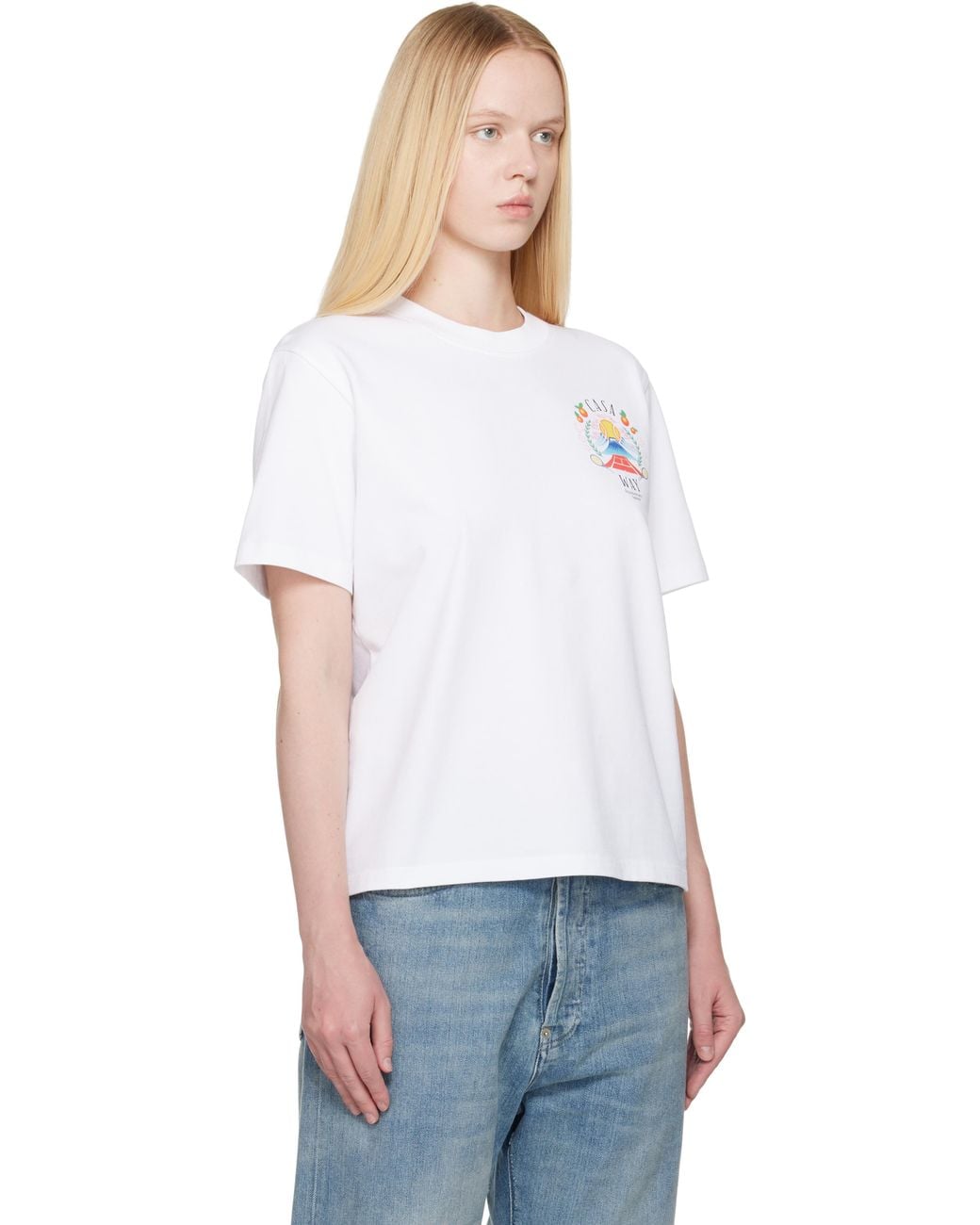 Casablanca White Casa Way T Shirt