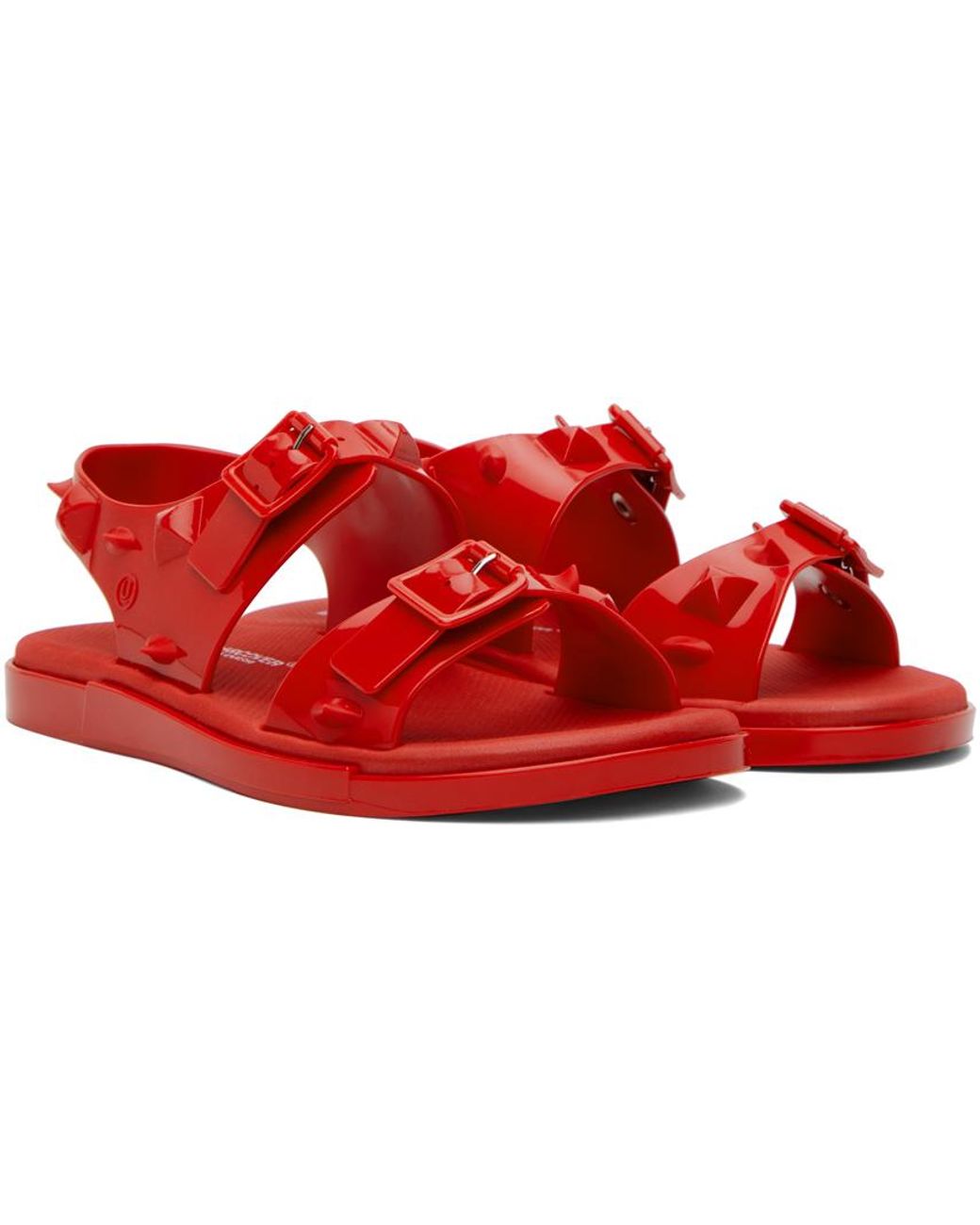 Undercover Red Melissa Edition Spikes Sandals | Lyst Canada