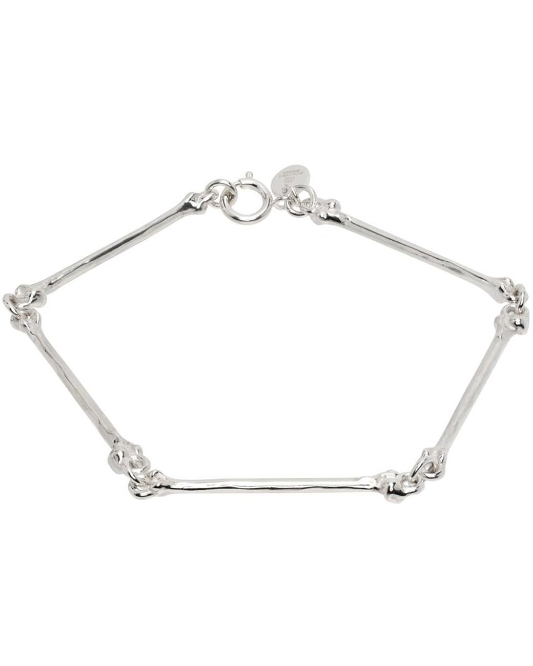 TAKAHIROMIYASHITA TheSoloist. Skeleton Bracelet in Black for Men