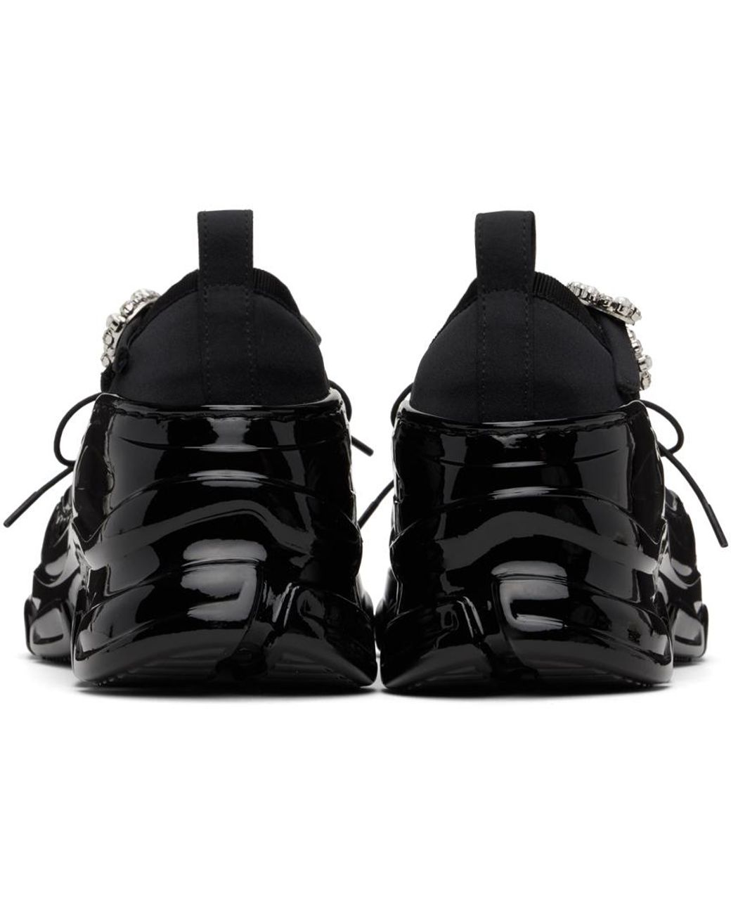 Simone Rocha Crystal Buckle Tracker Ballerina Sneakers in