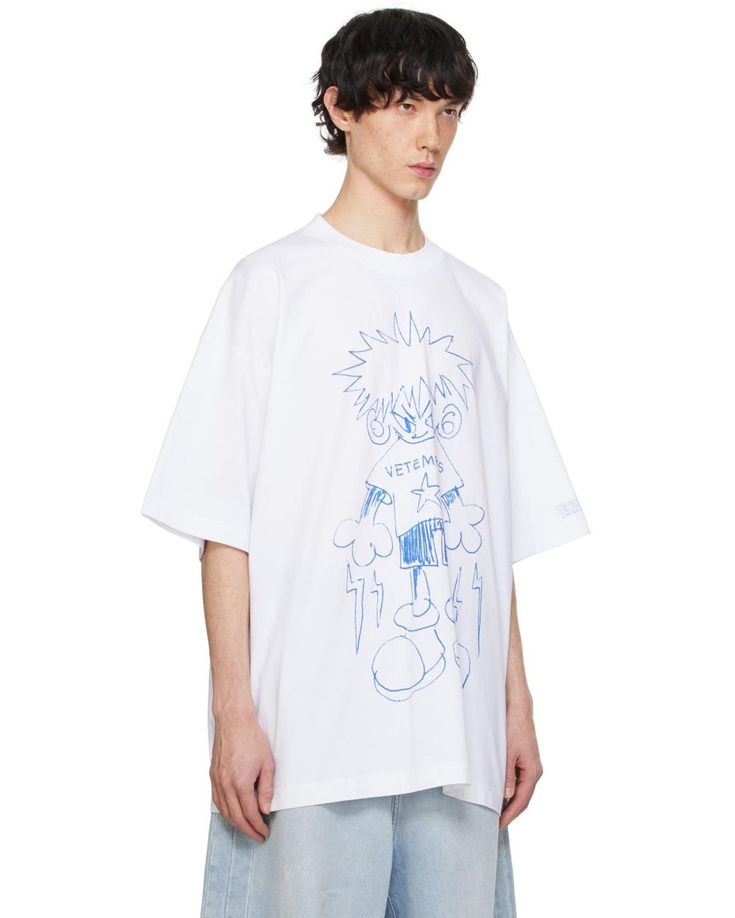 Vetements Scribbled Teen T-shirt in White for Men | Lyst UK