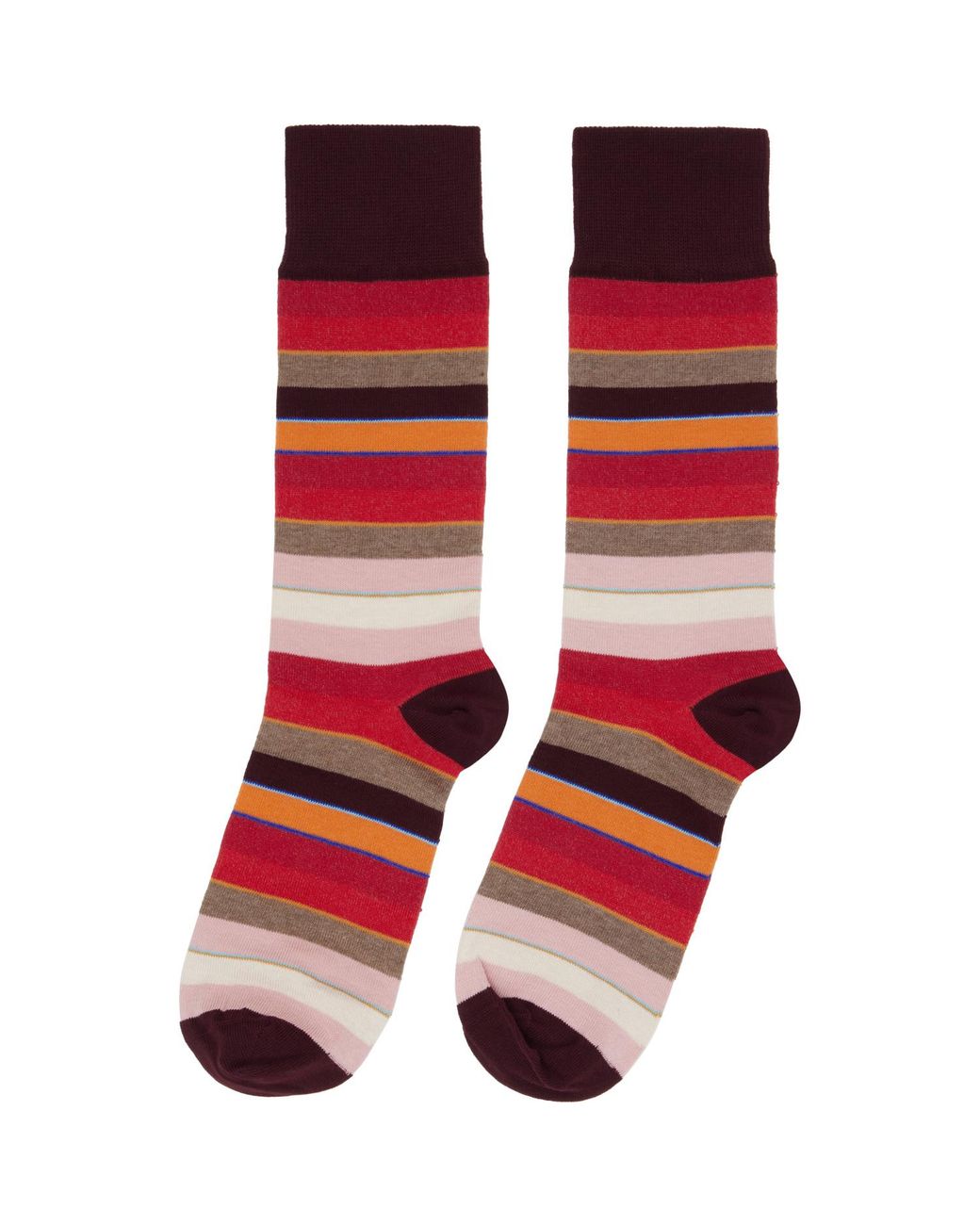Paul Smith Blue Three-Pack Stripe Socks for men