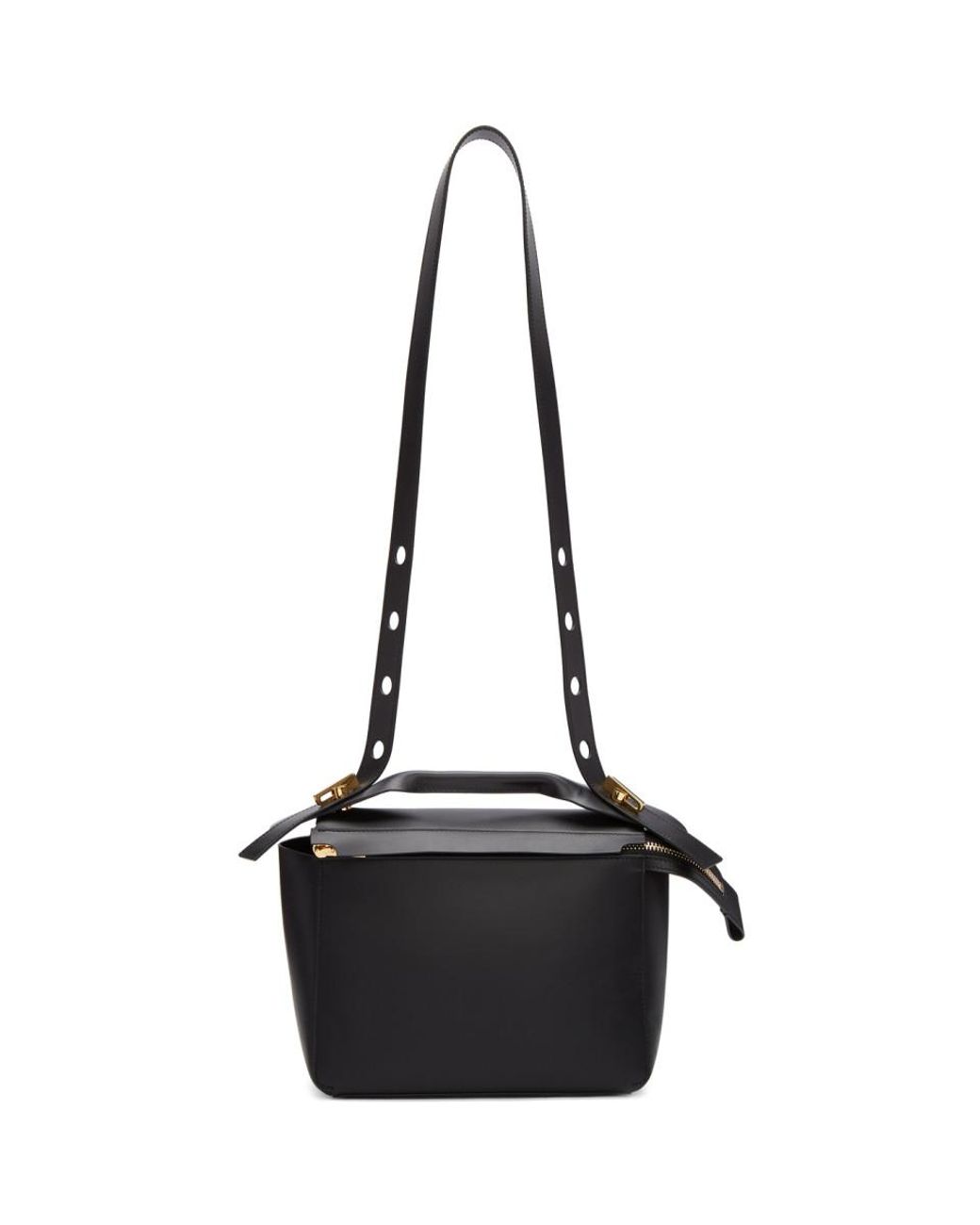 Sophie Hulme Black Bolt Bag | Lyst