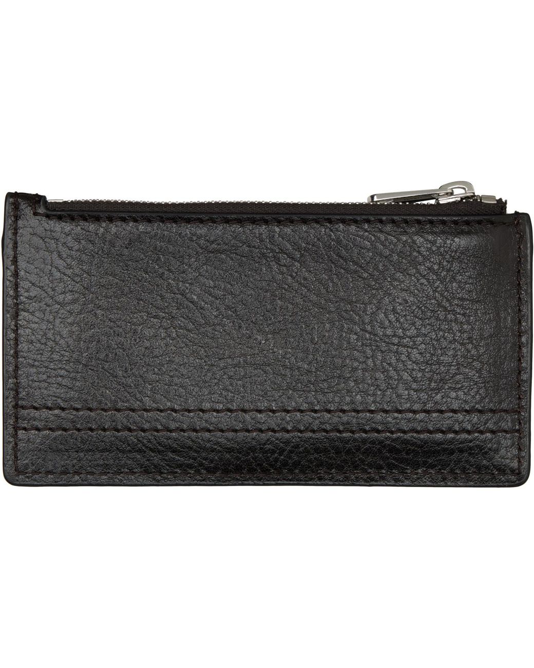 Lemaire Black Gear Card Holder for men