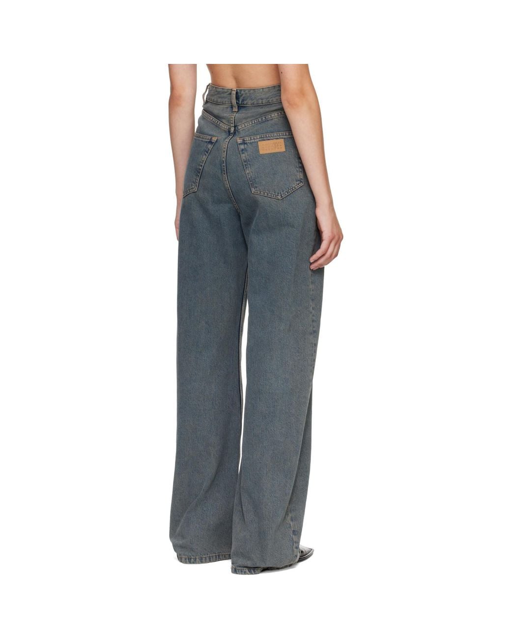 MM6 by Maison Margiela Blue Back-To-Back Jeans