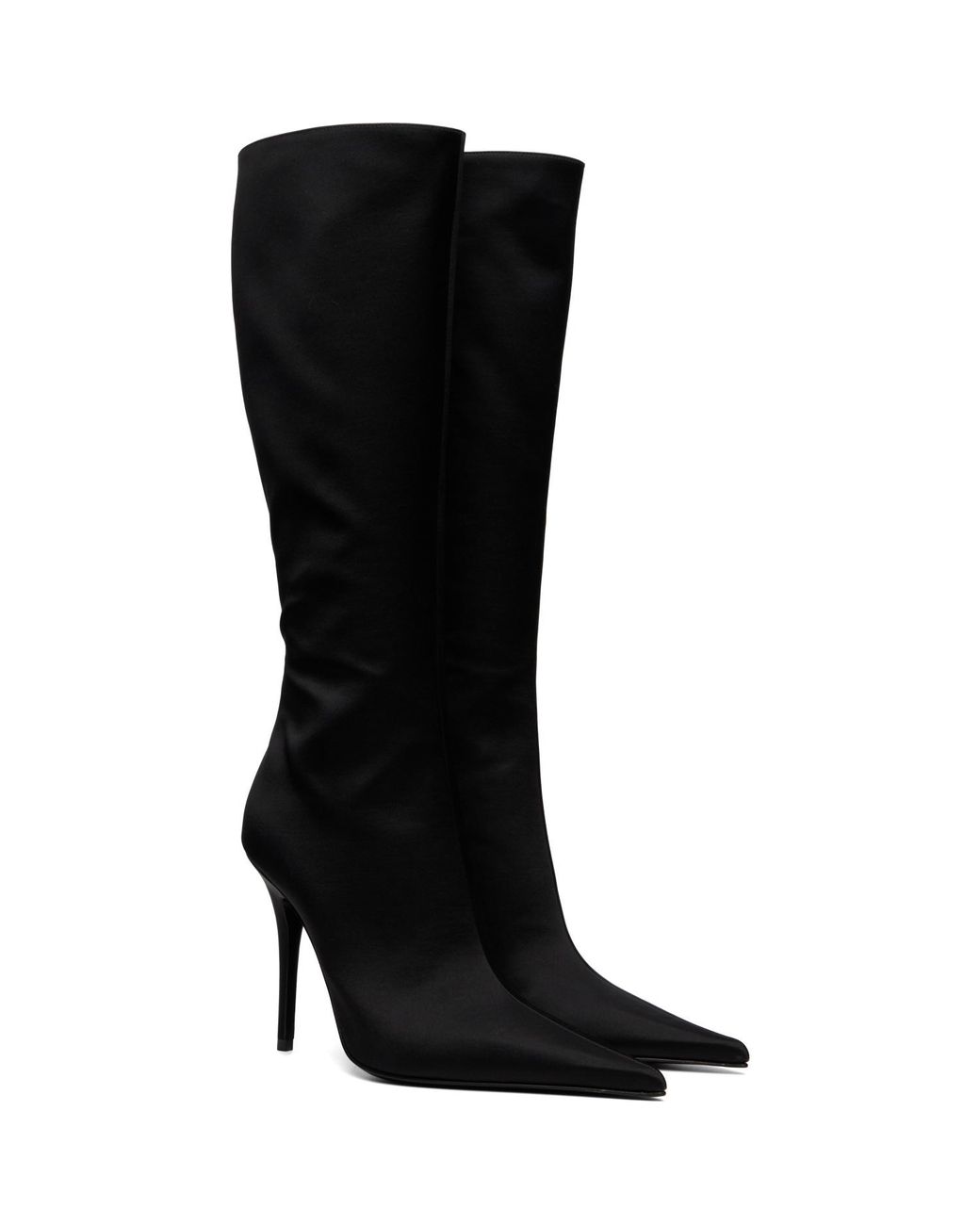 AMINA MUADDI Black Barbara 105 Tall Boots