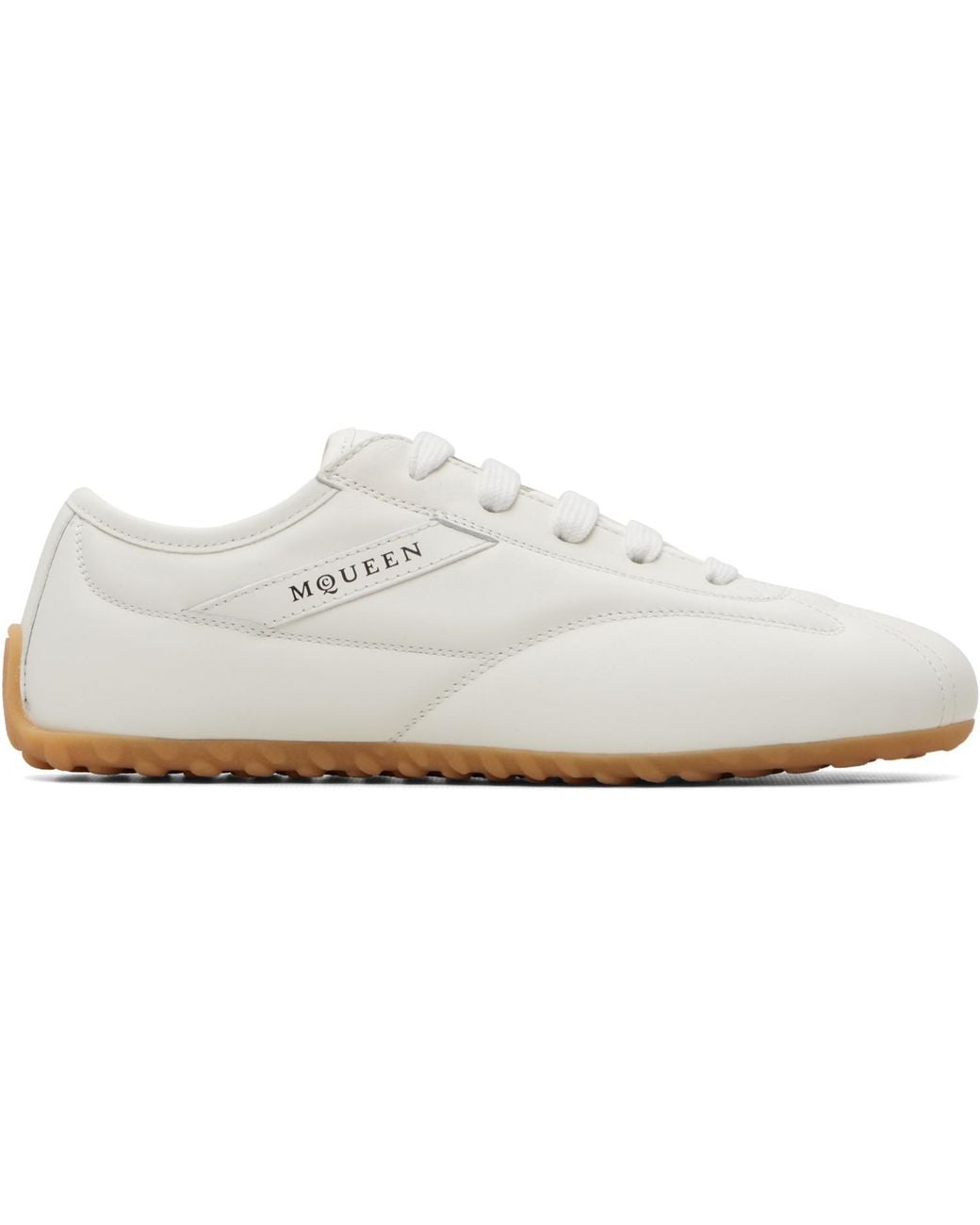 McQueen White Padded Sneakers